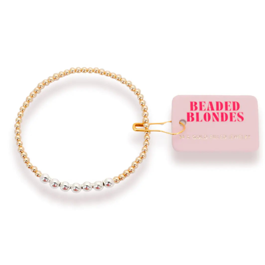 Petite Lucky Bracelet in Mixed Metal