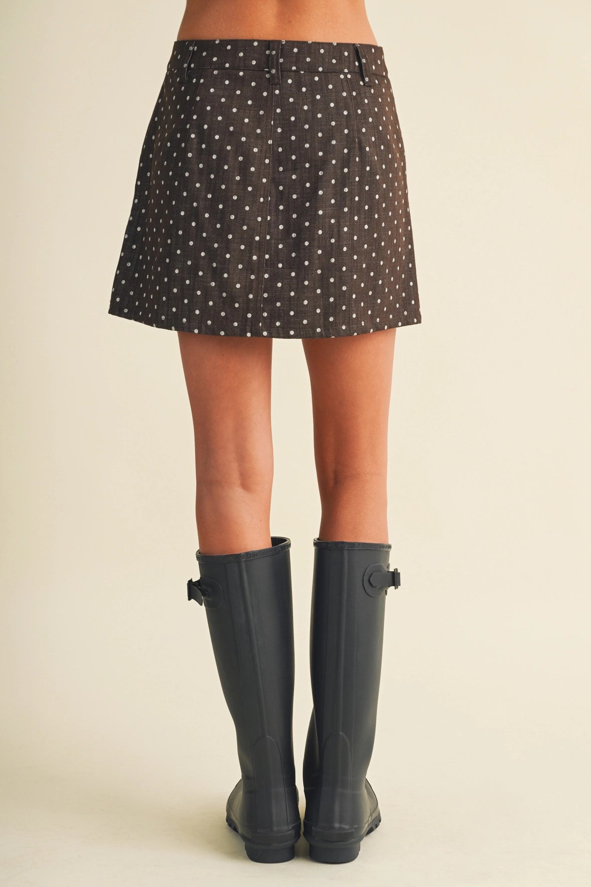 LITTLE POLKA DOT UTILITY SKIRT