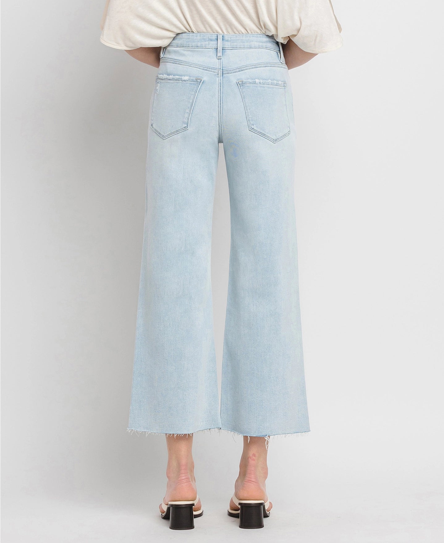 VICTORIA HIGH RISE WIDE LEG JEANS