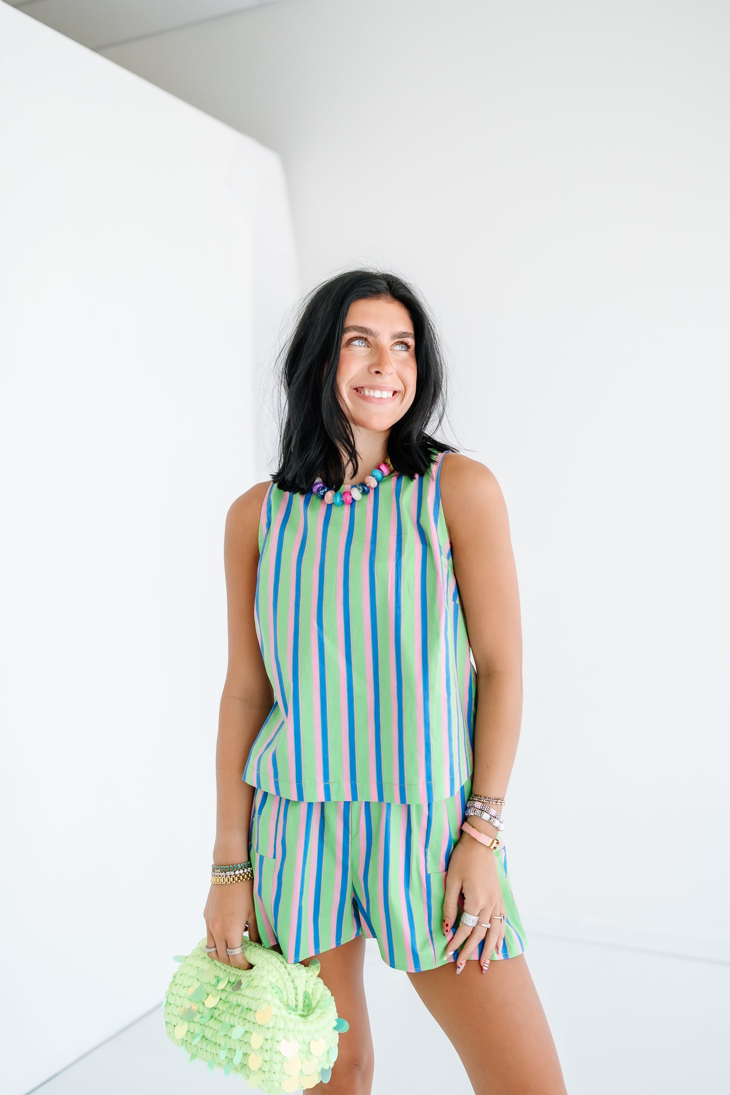 OVERALL STRIPE SET