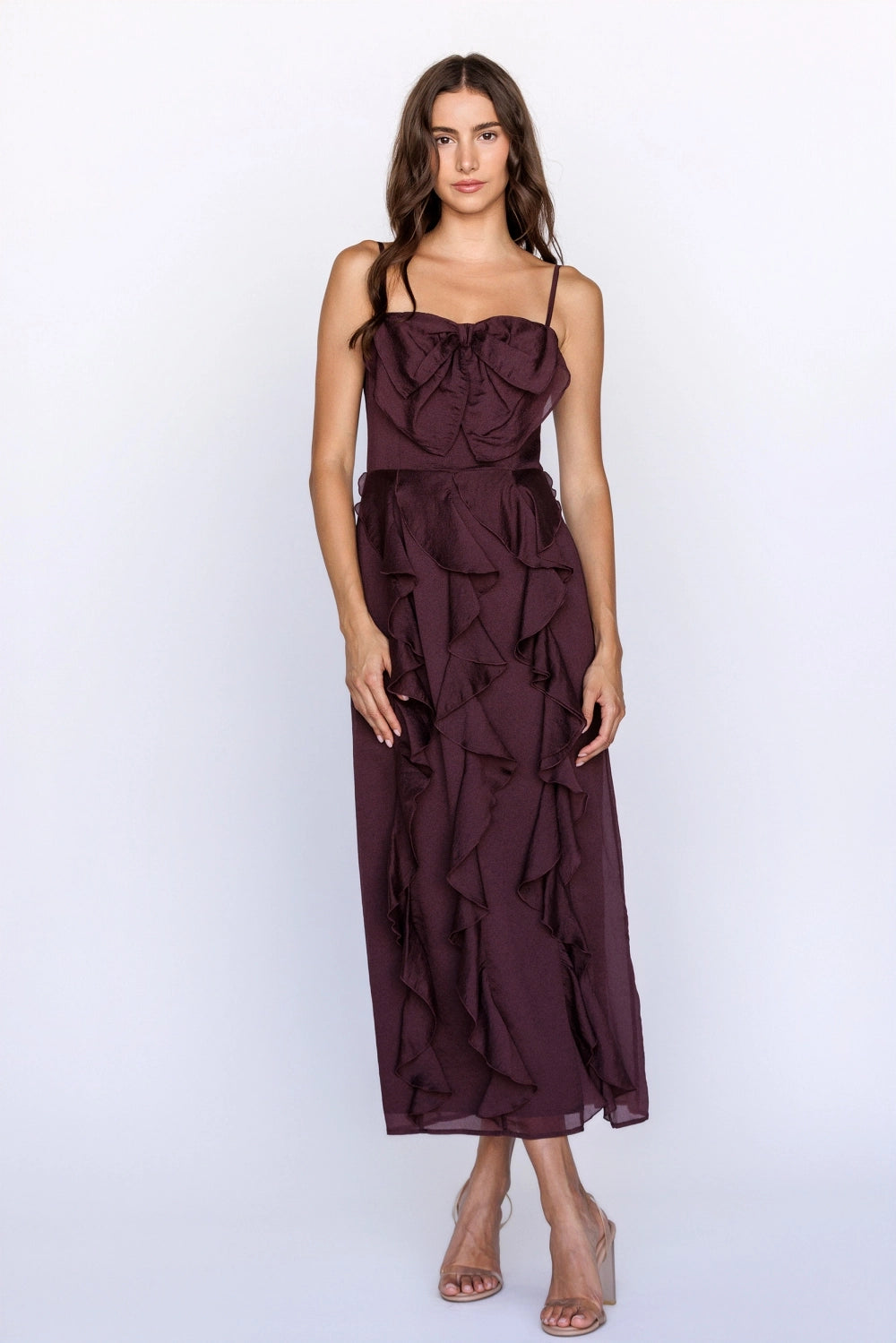 RUFFLE ME PRETTY MAXI DRESS
