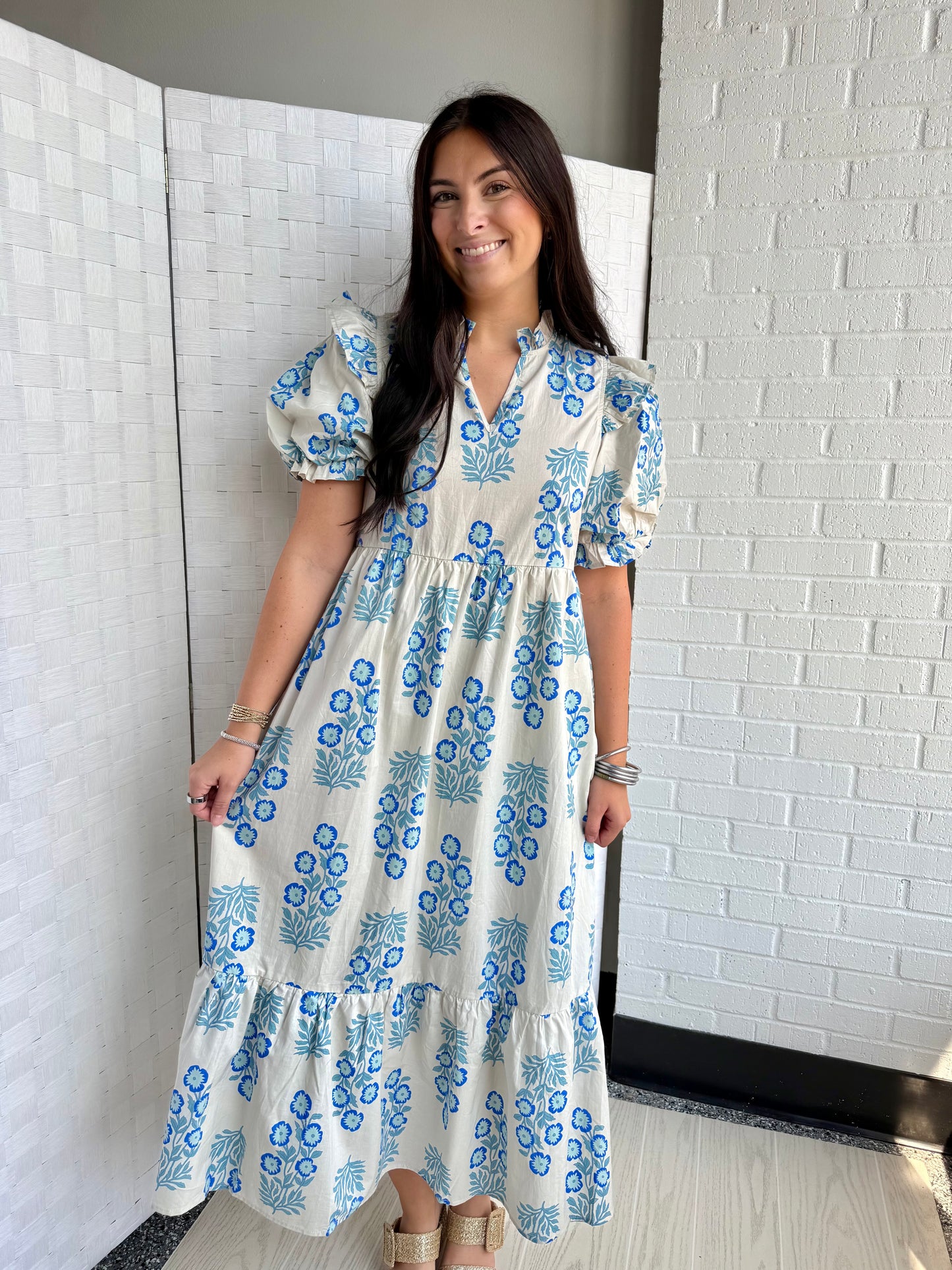 THATS RIGHT FLORAL MIDI DRESS