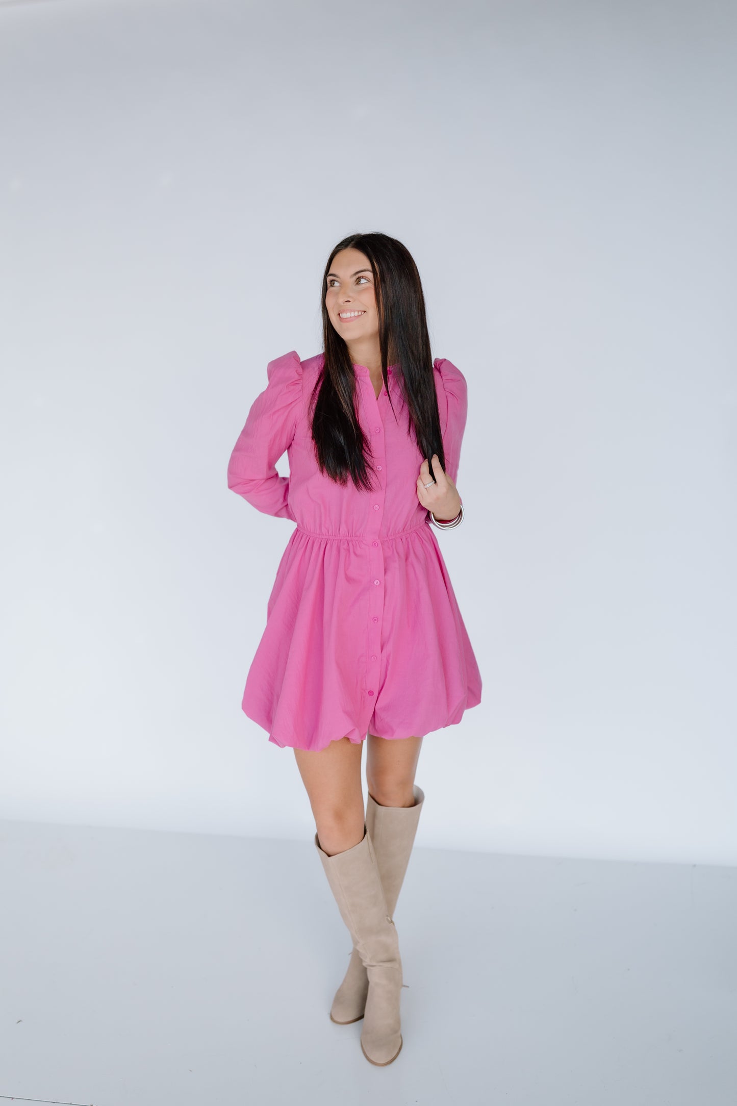 REPEATING THE PINK DRESS