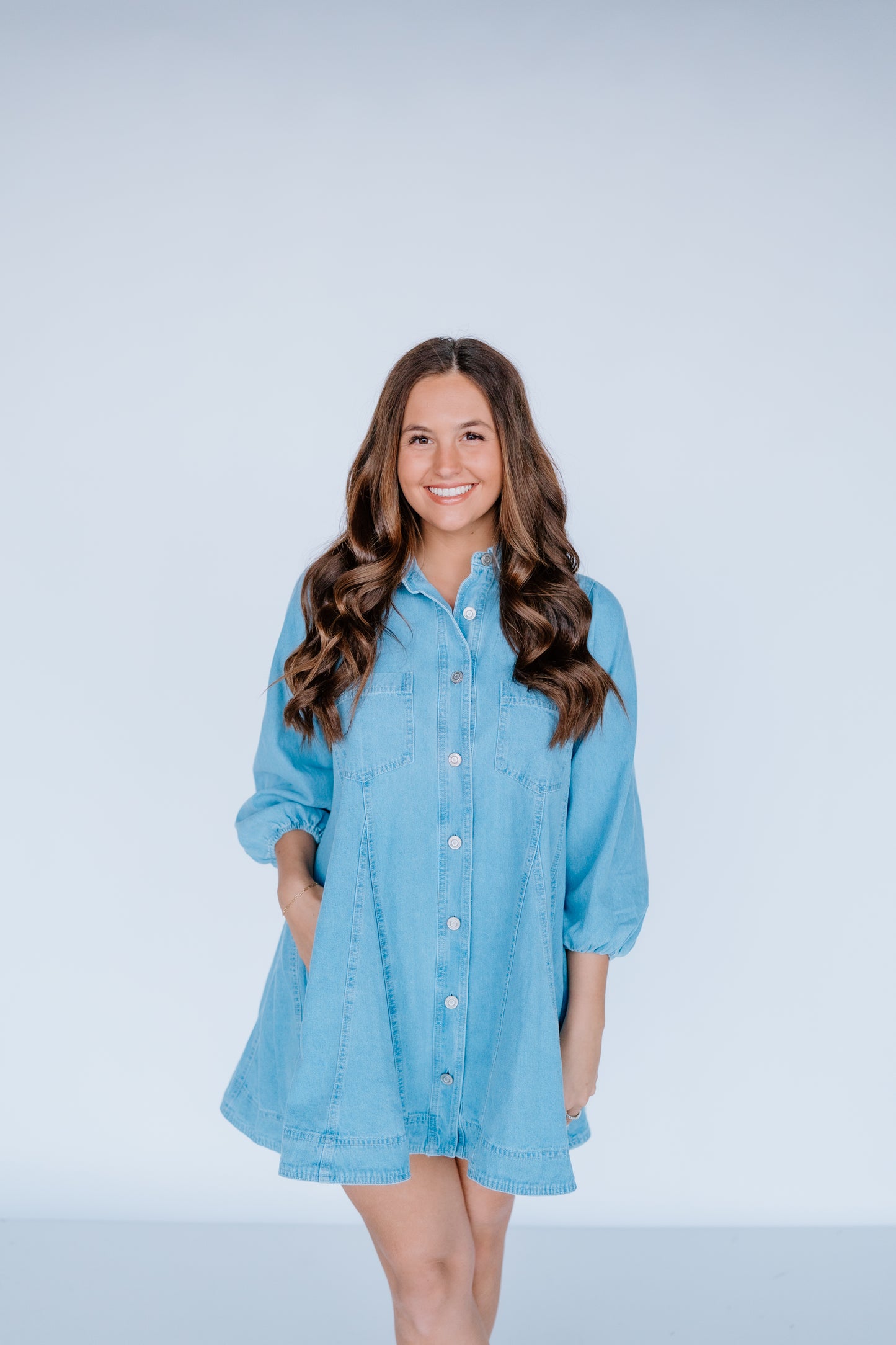 BE THAT GIRL DENIM DRESS