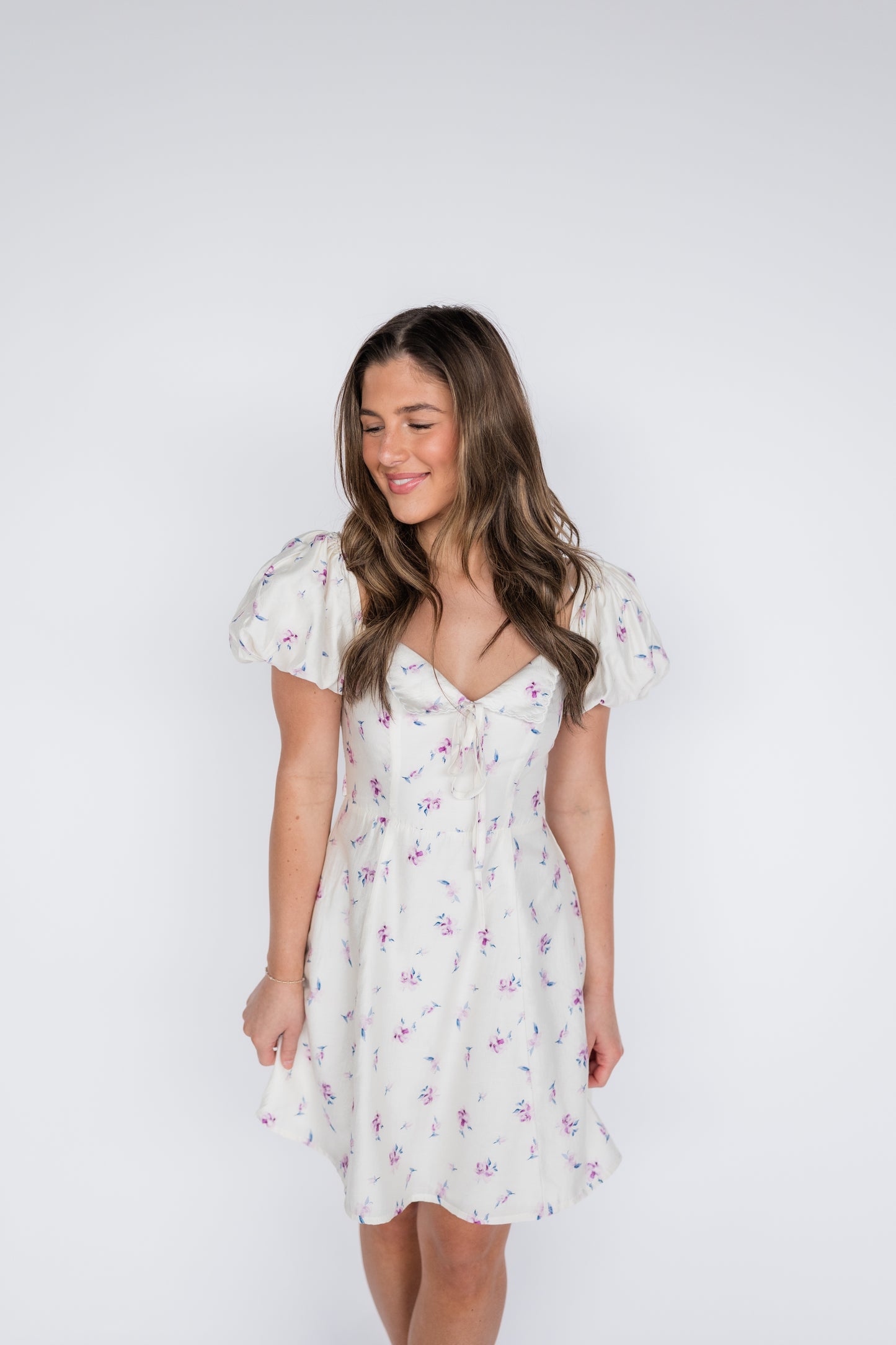 STARTING OFF SPRING FLORAL DRESS