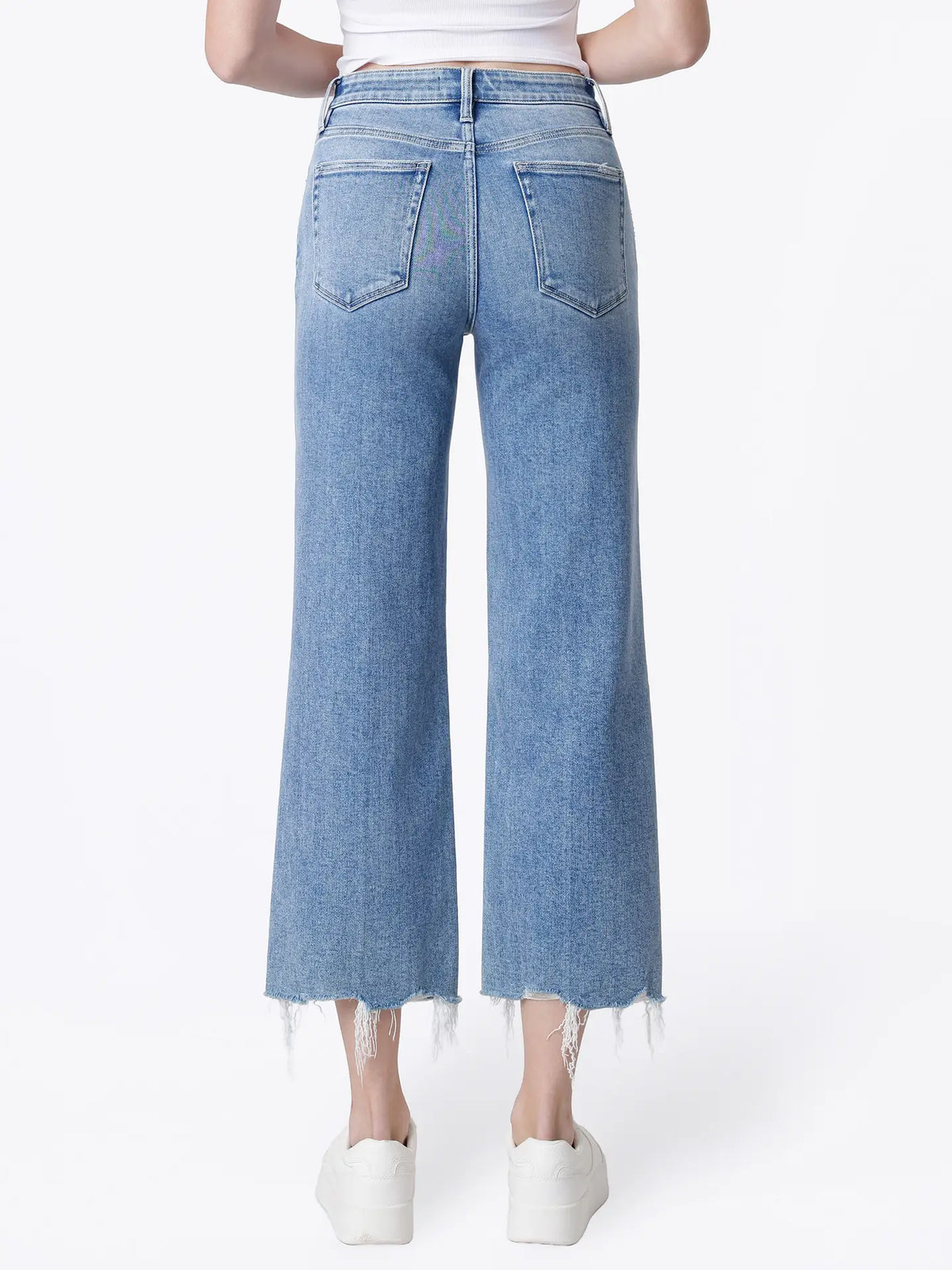 HIGH RISE TROUSER SOLD CROP JEANS