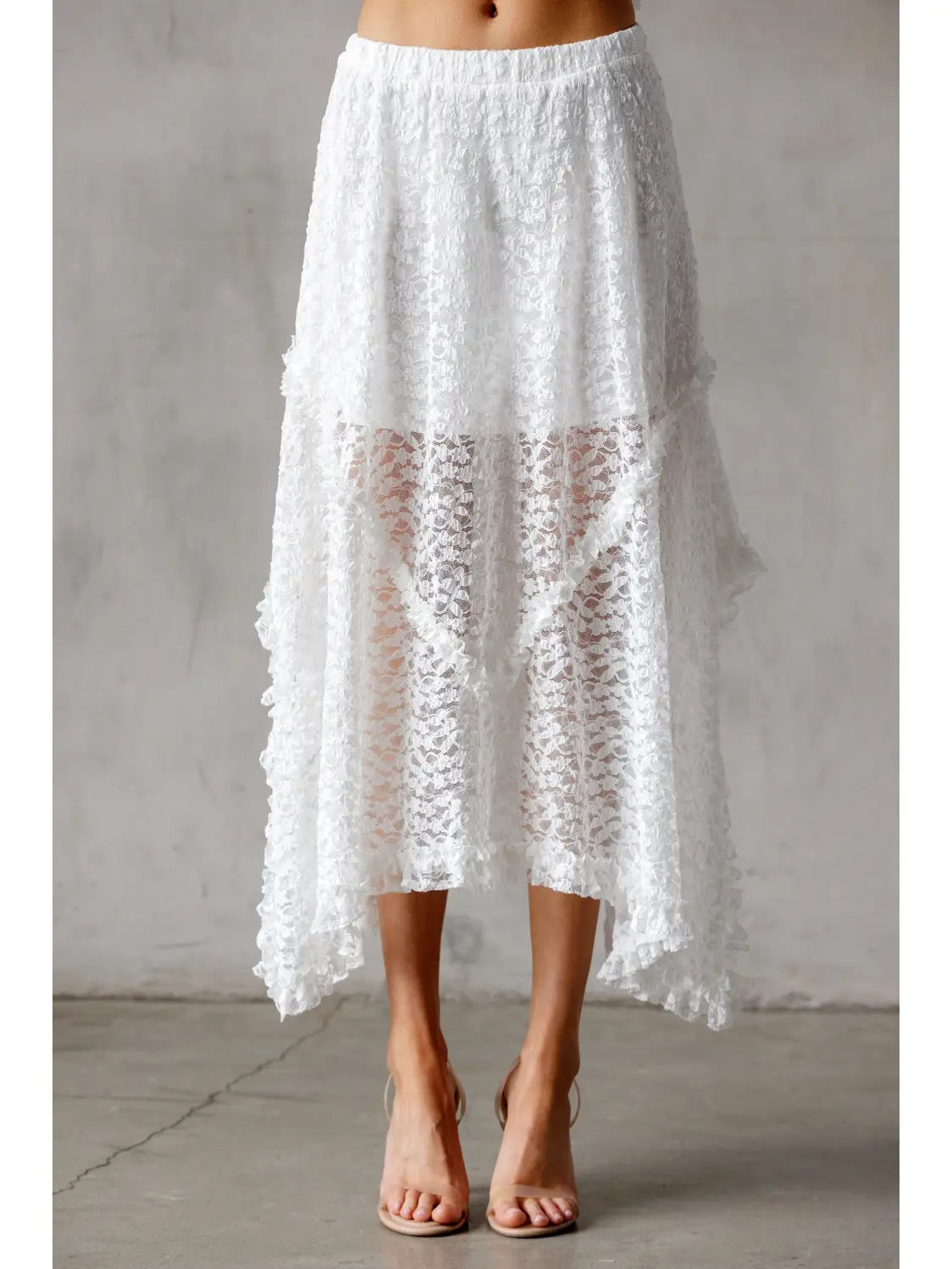 HAPPENS ALL THE TIME FLUTTER SKIRT