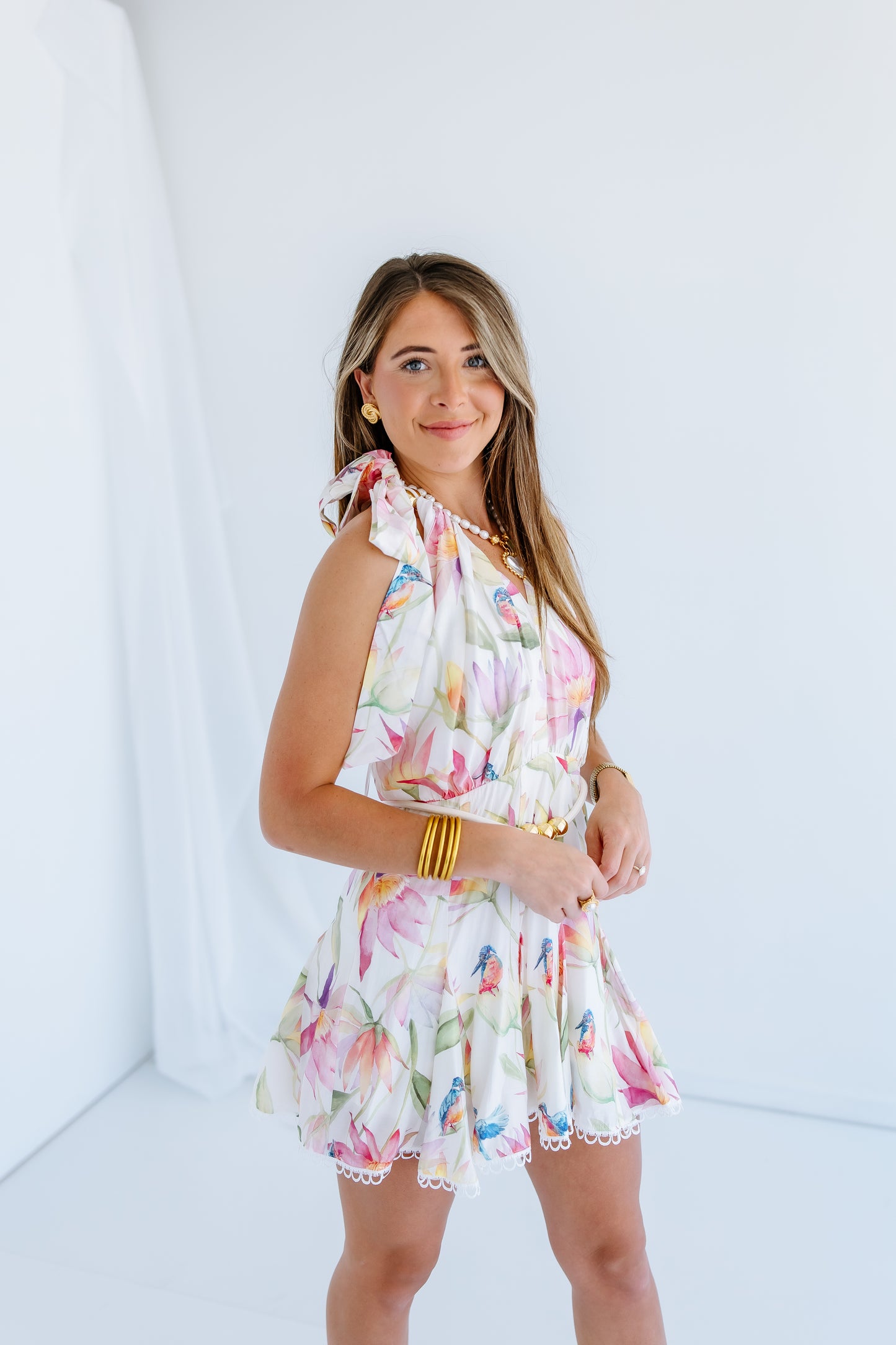 TROPIC FANCY MINI DRESS