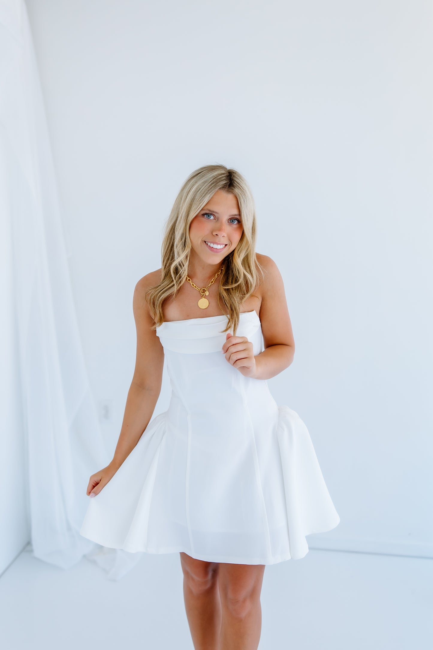 ON THE OUTSIDE MINI DRESS