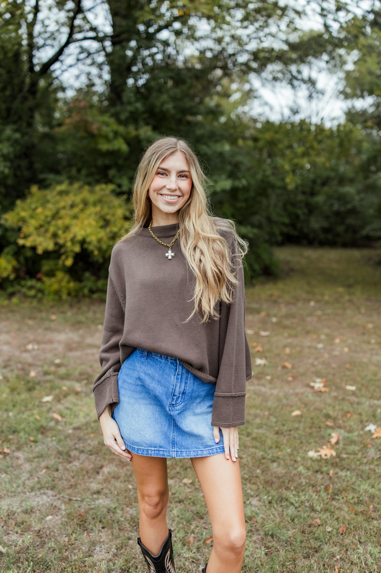 EASY GOING SWEATER TOP