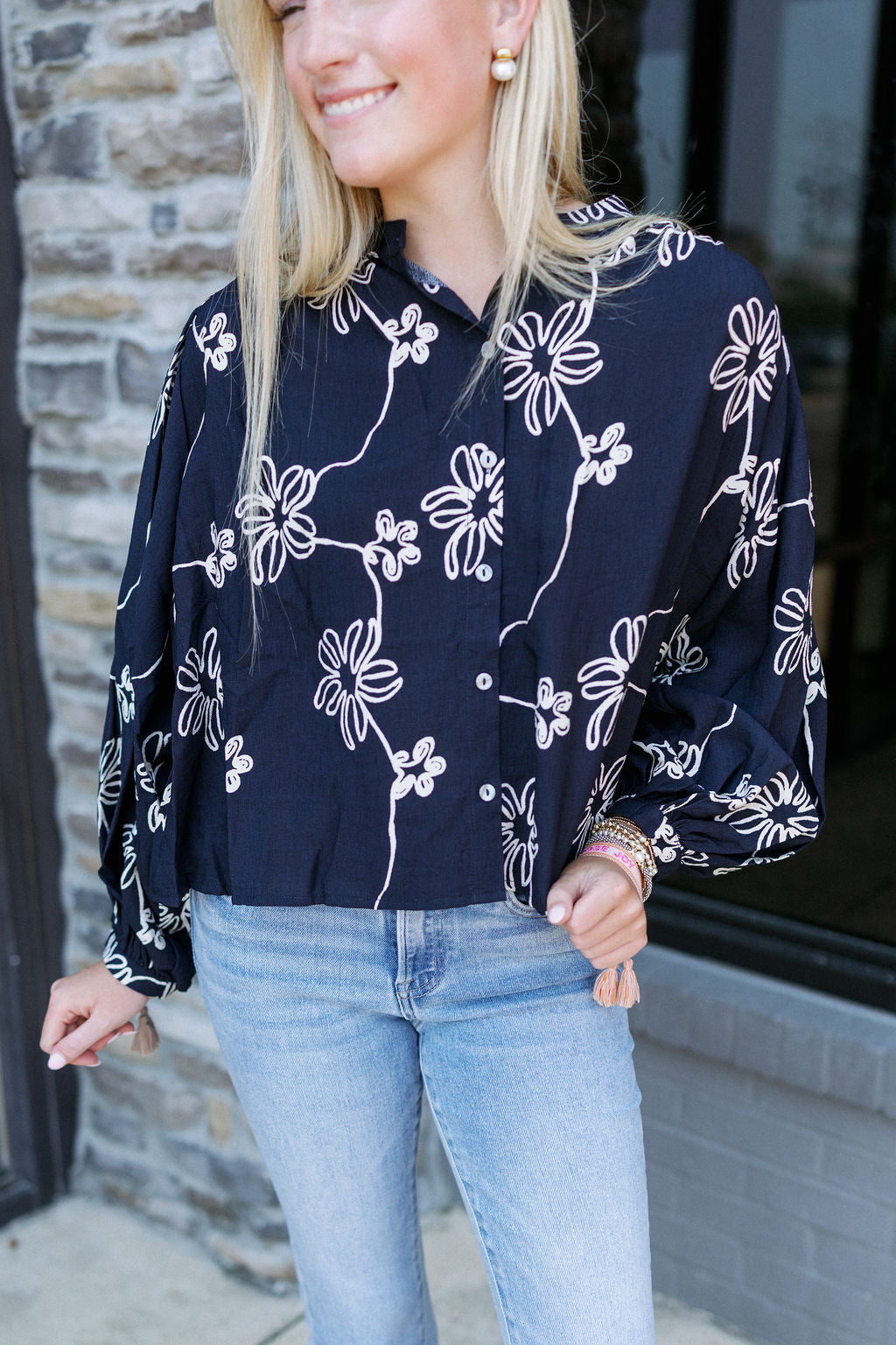 DID NOT REALIZE FLORAL TOP