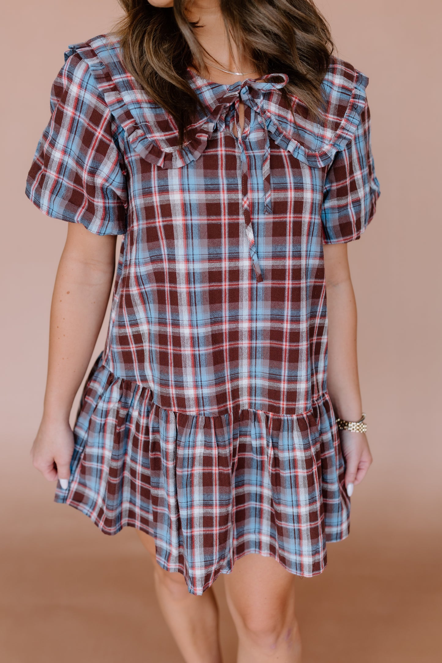 PERFECT PICNIC COLLAR MINI DRESS