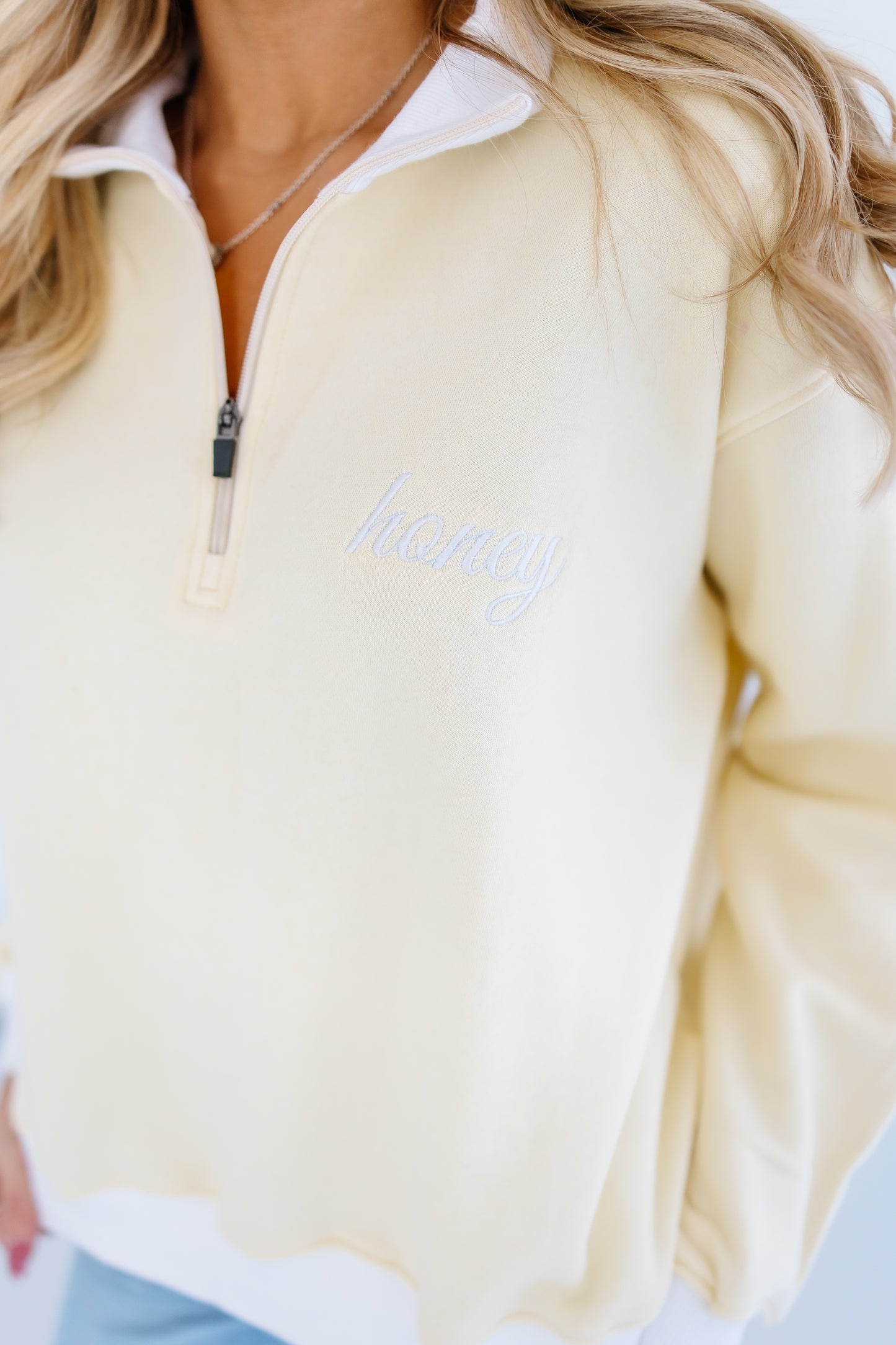 HONEY QUARTER ZIPS