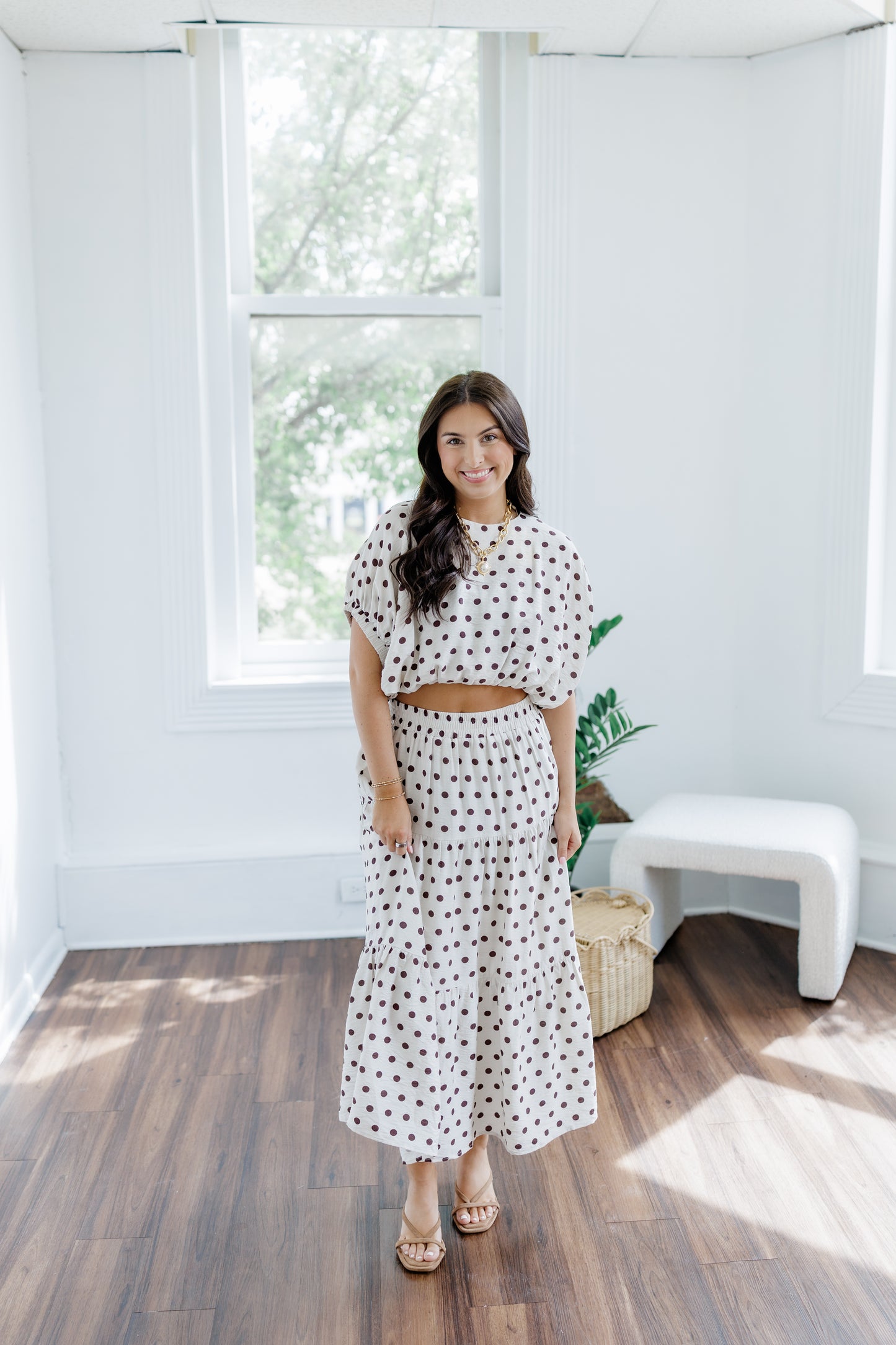 HATLEY POLKA DOT SKIRT SET