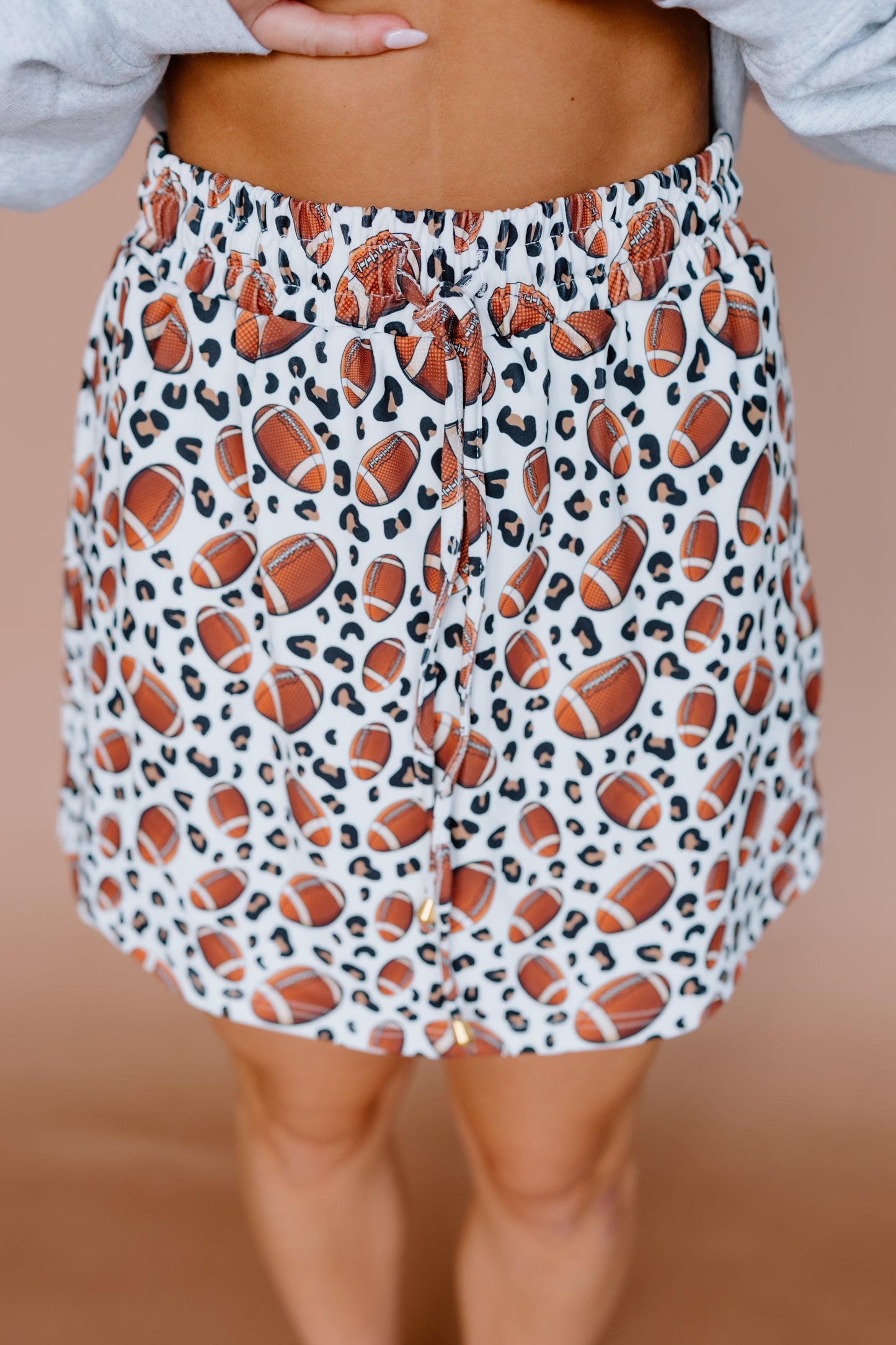 LEOPARD FOOTBALL ACTIVE SKORT