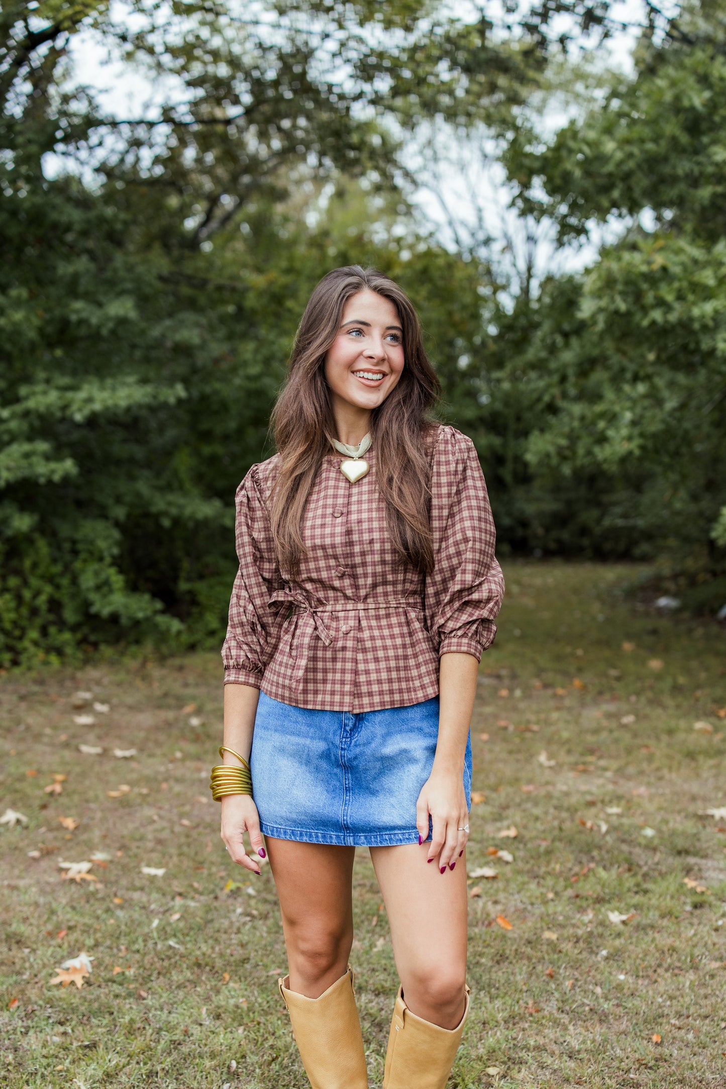 BELEN GINGHAM TOP