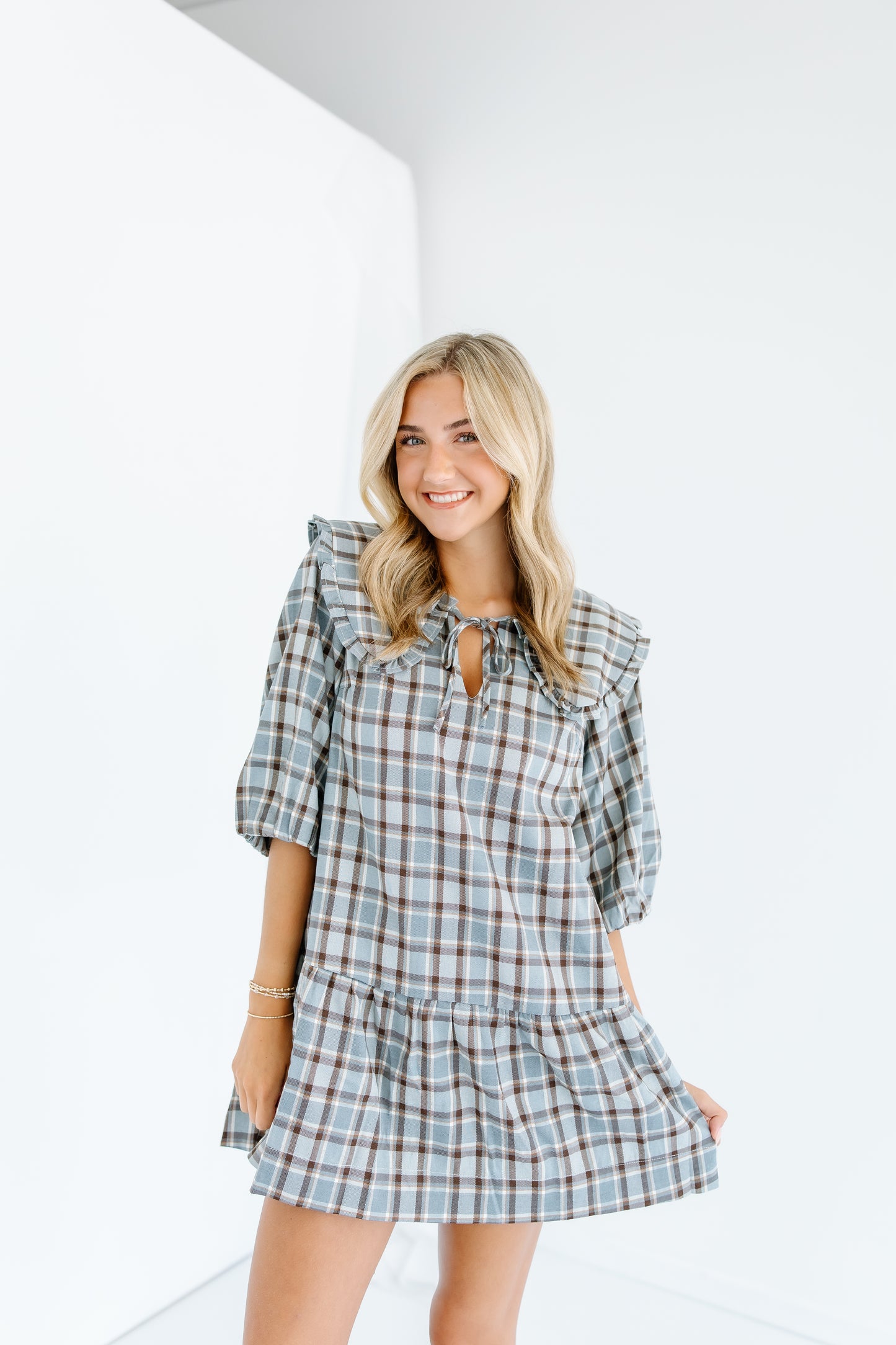 CANT TALK MINI DRESS