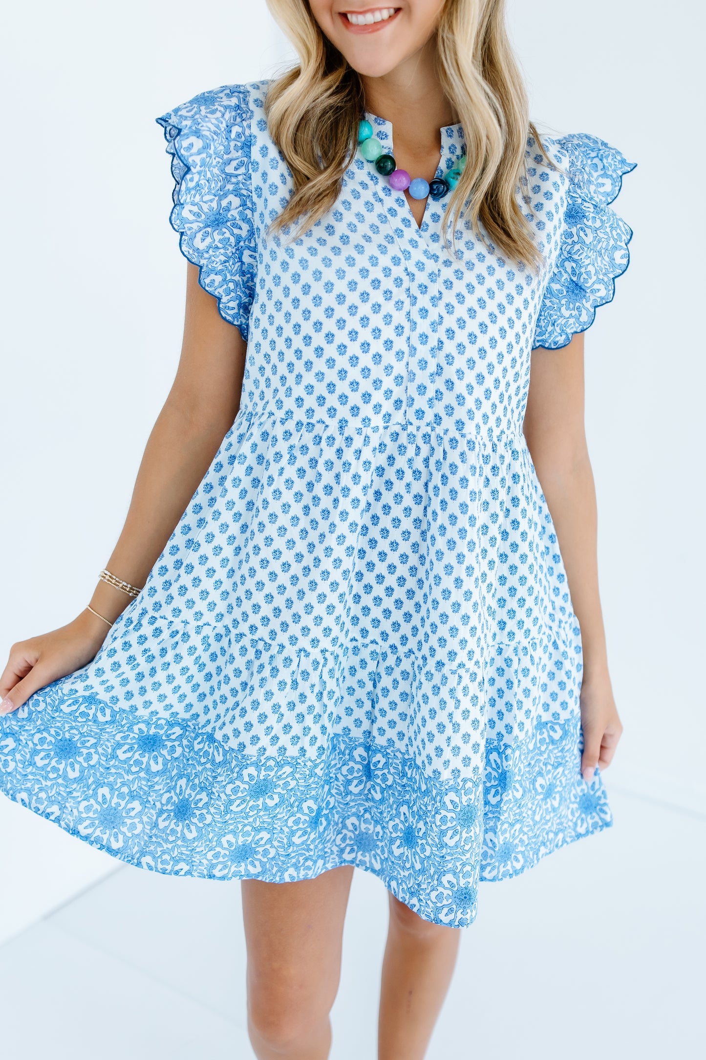 MAGGIE FLORAL MINI DRESS