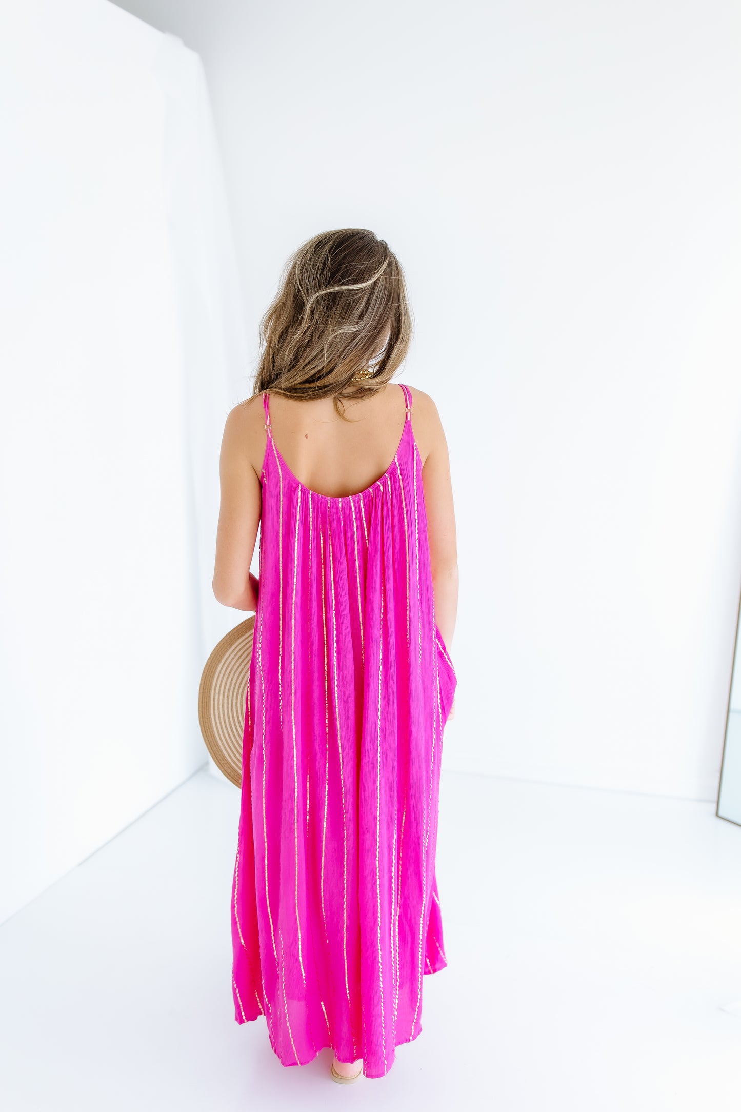 WHOLE PLACE SHIMMER MAXI DRESS