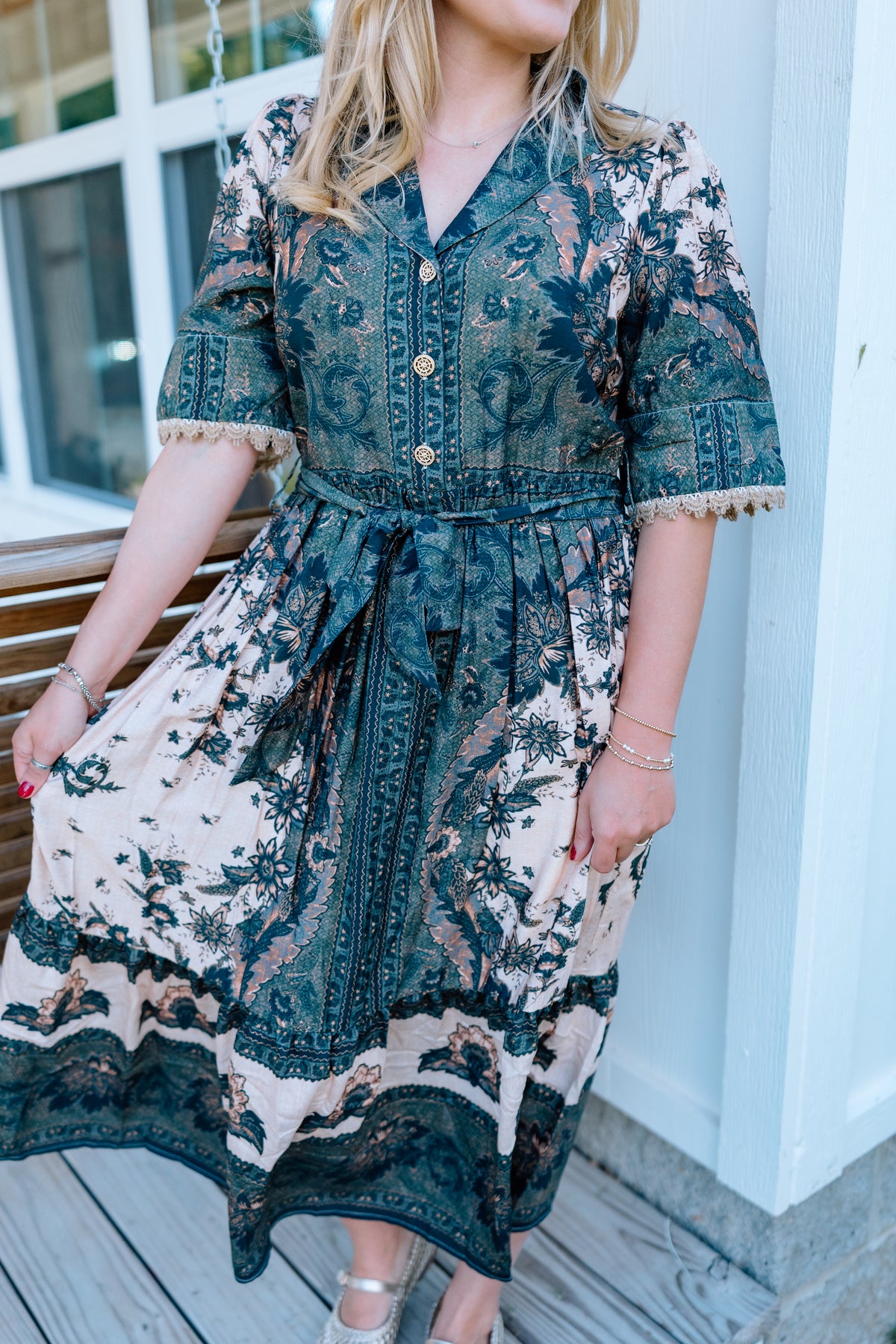 BACK TO WHO I WAS MIDI DRESS