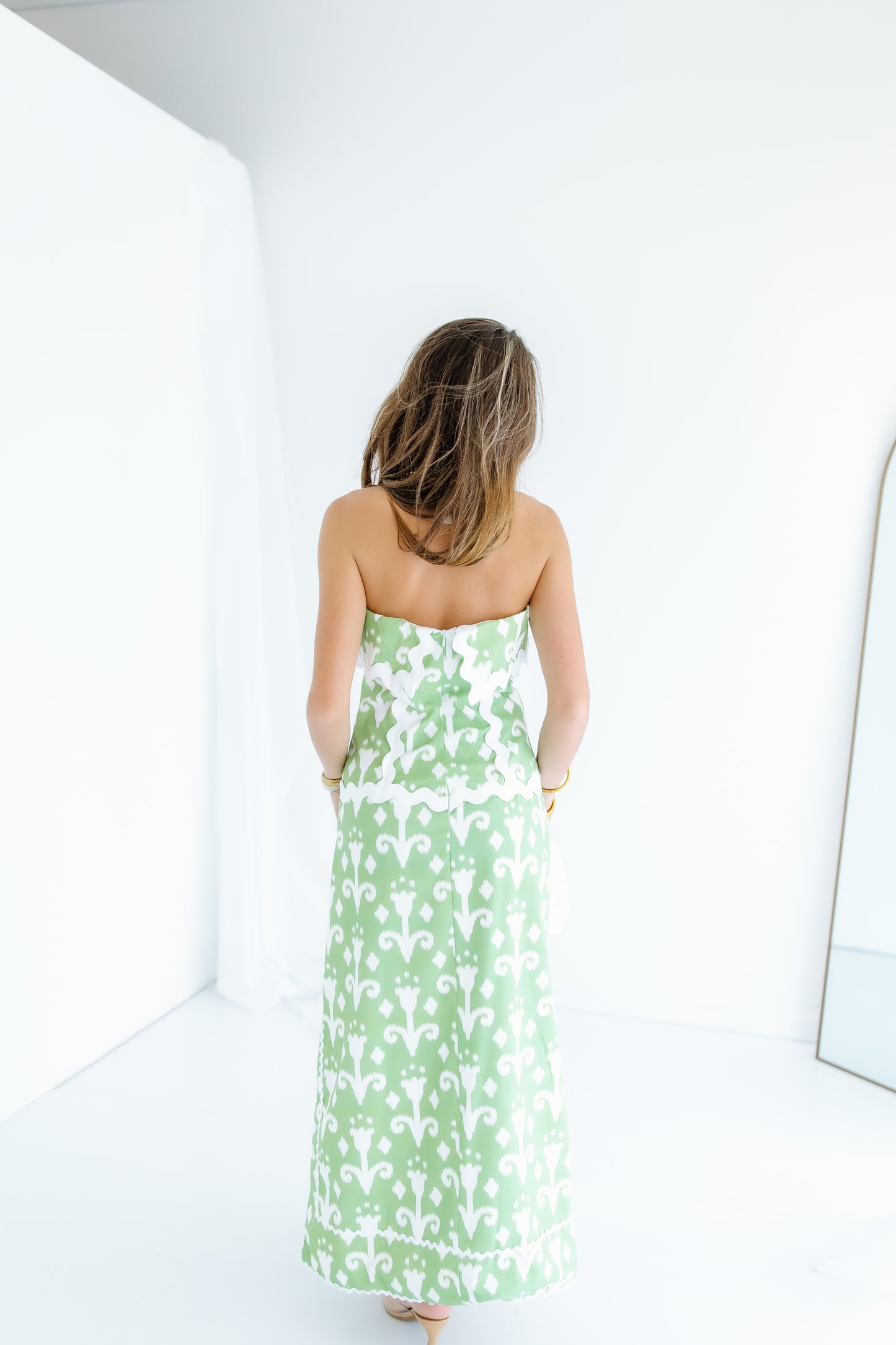 SUMMERLAND SCALLOP TUBE MAXI DRESS