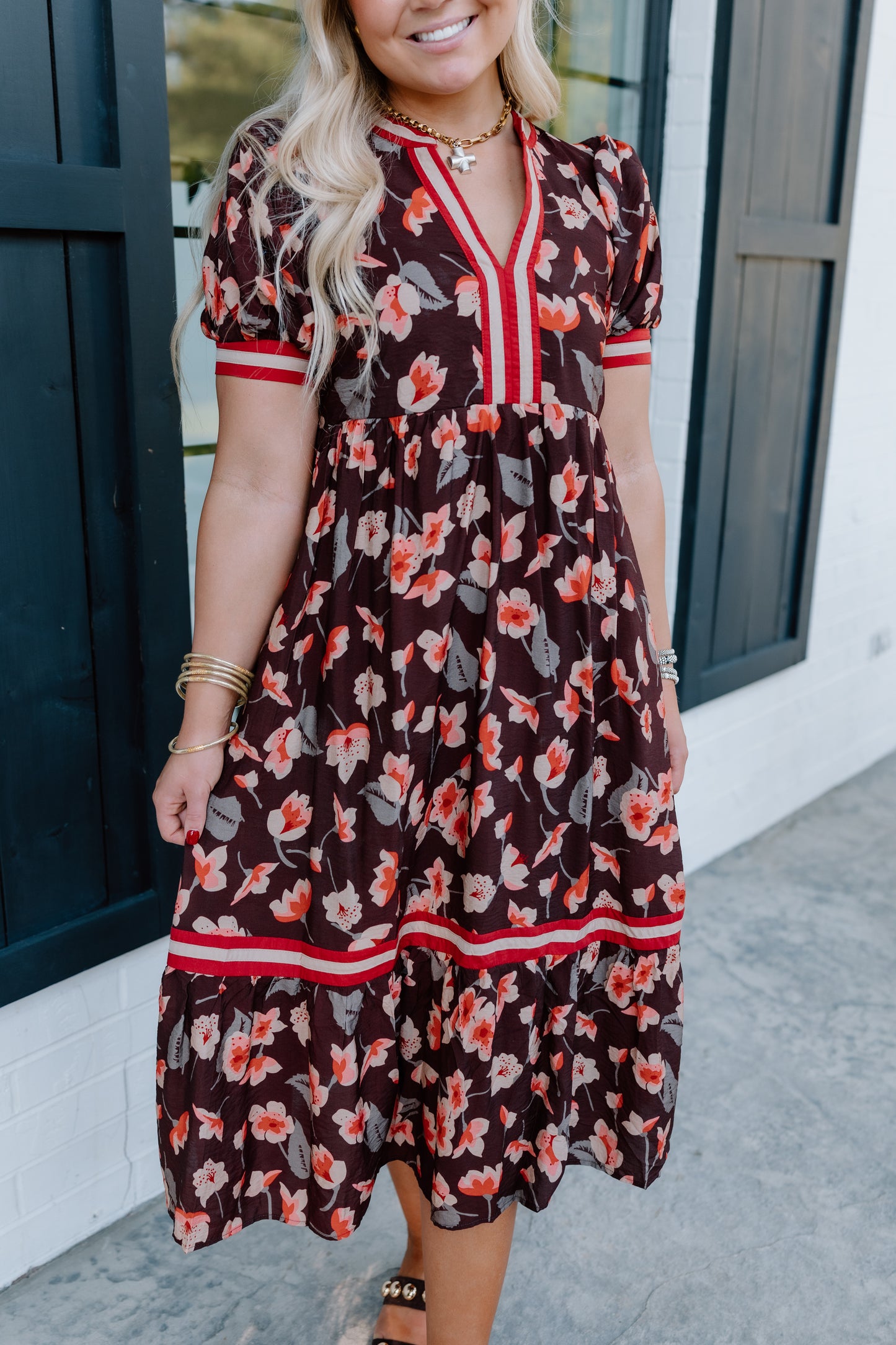 MEET ME FOR COFFEE MIDI DRESS