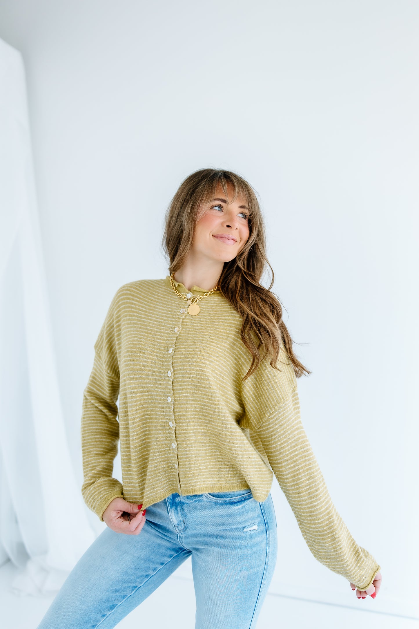 LEANING ON EACHOTHER CARDIGAN TOP
