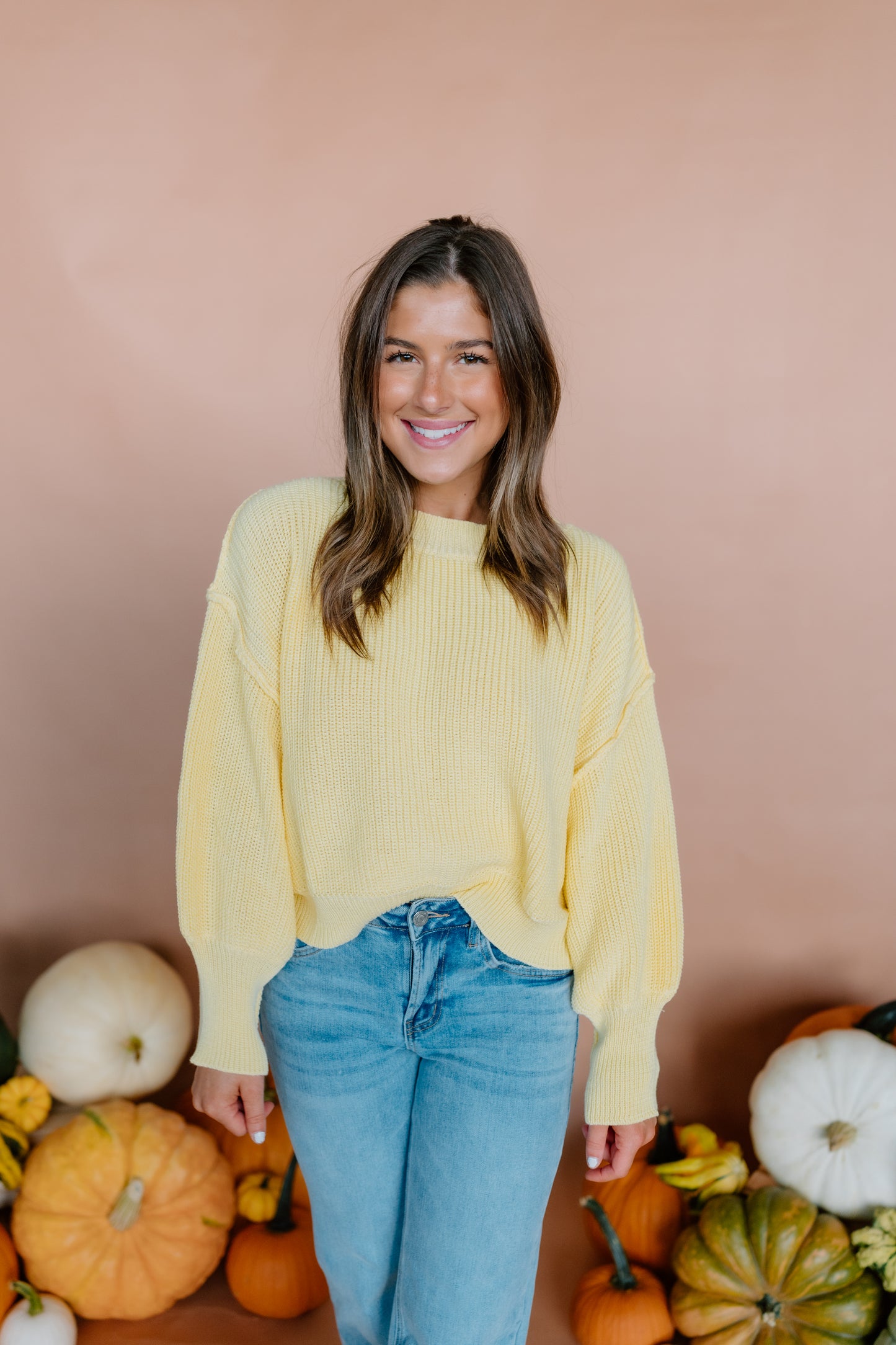 LAUREN PULLOVER MOCK NECK SWEATER