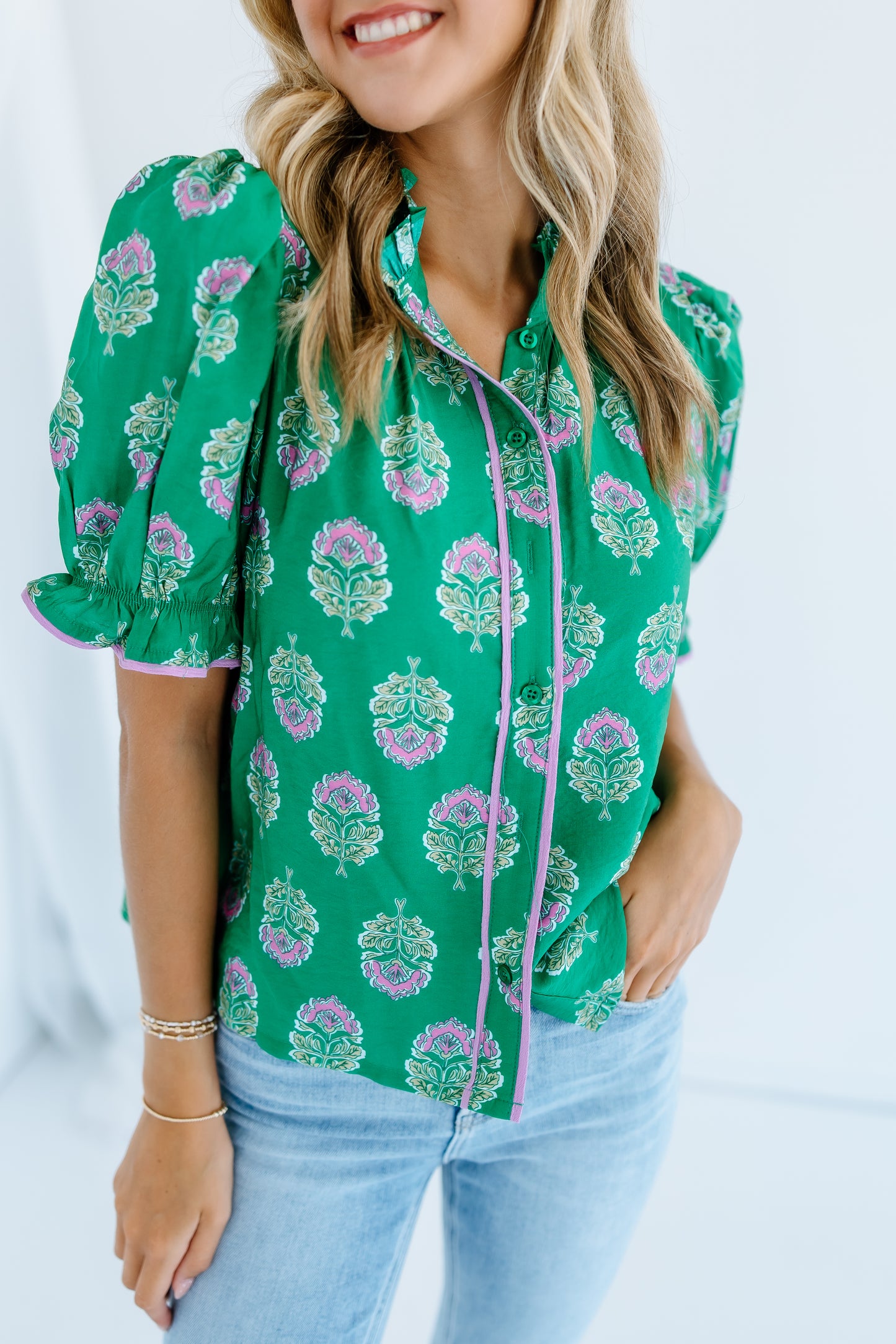 ALL IN FLORAL TOP