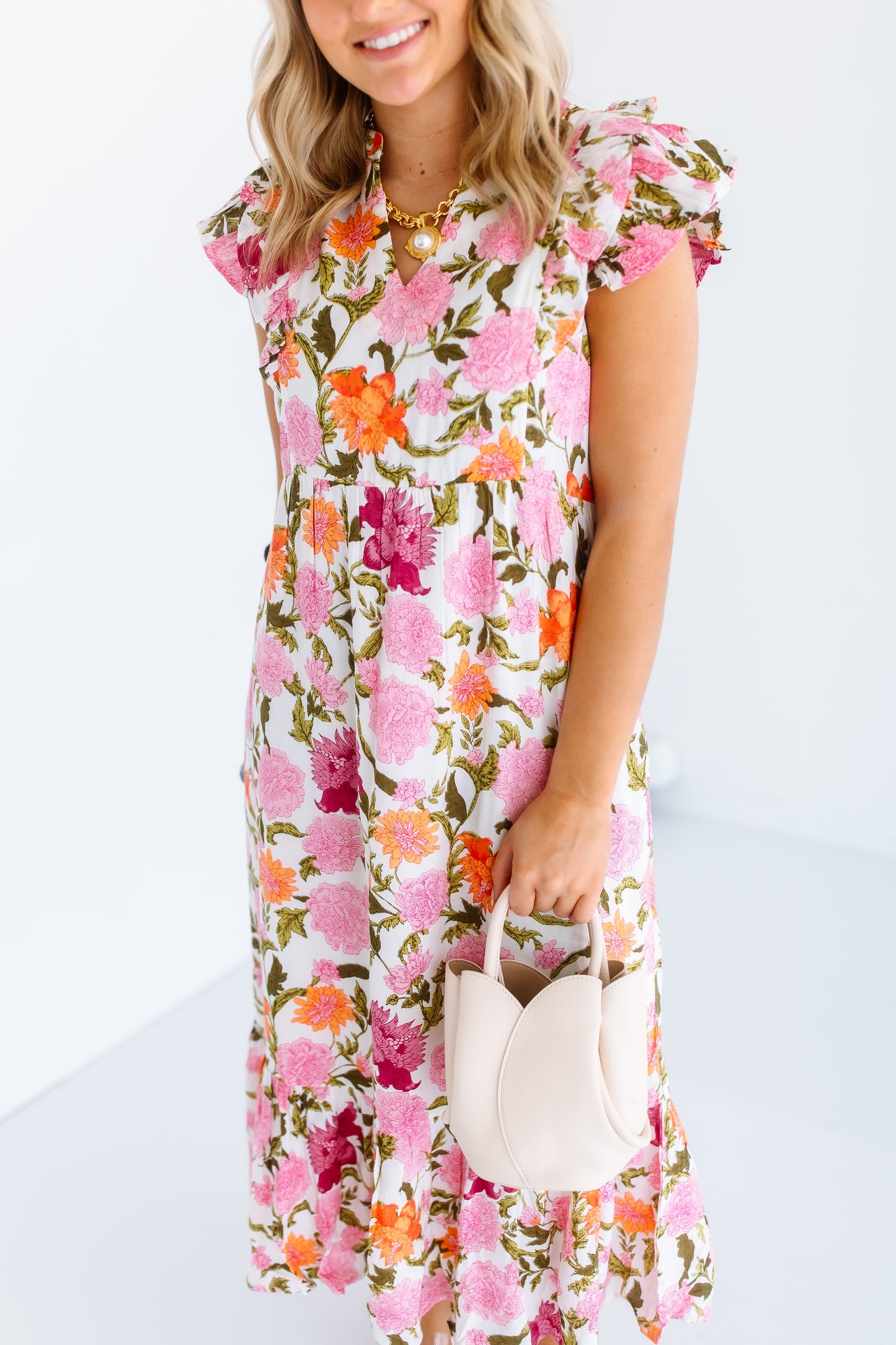 NOT WORRIED ABOUT TOMORROW MIDI DRESS
