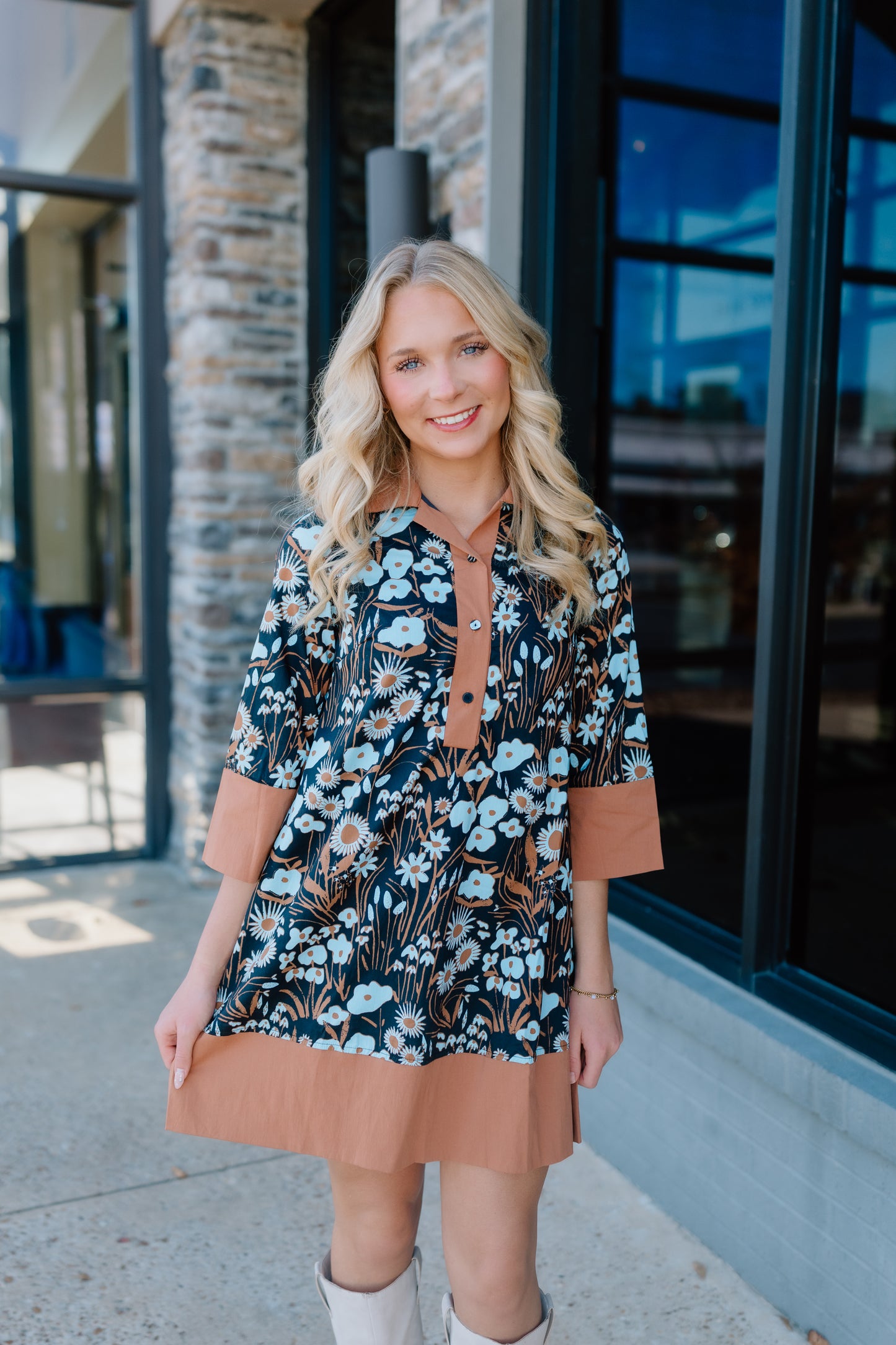 FLASHING FORWARD TO FALL MINI DRESS