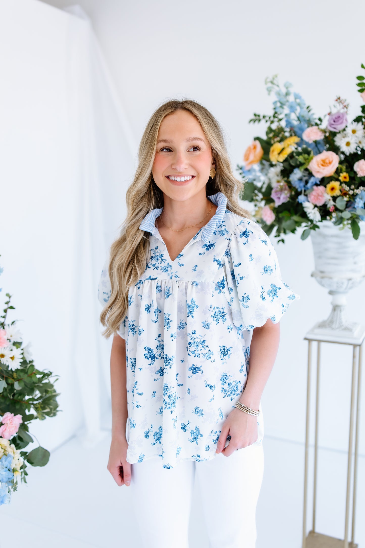 WALK AWAY FLORAL BLOUSE