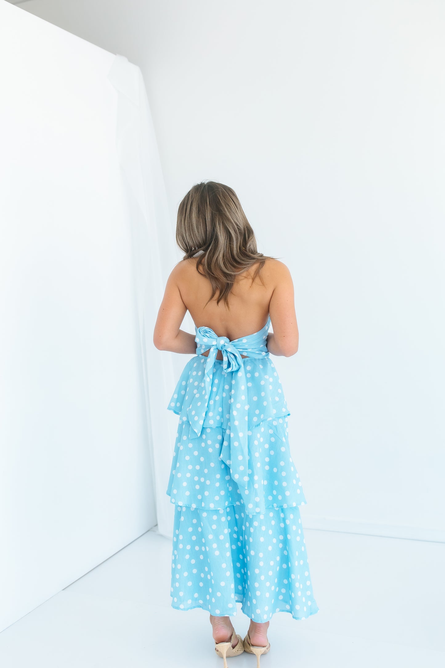 SIMPLE AND SWEET POLKA DOT DRESS
