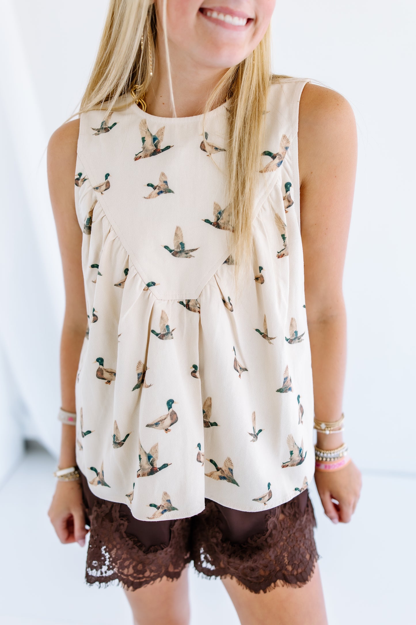 MALLARD PRINT TOP