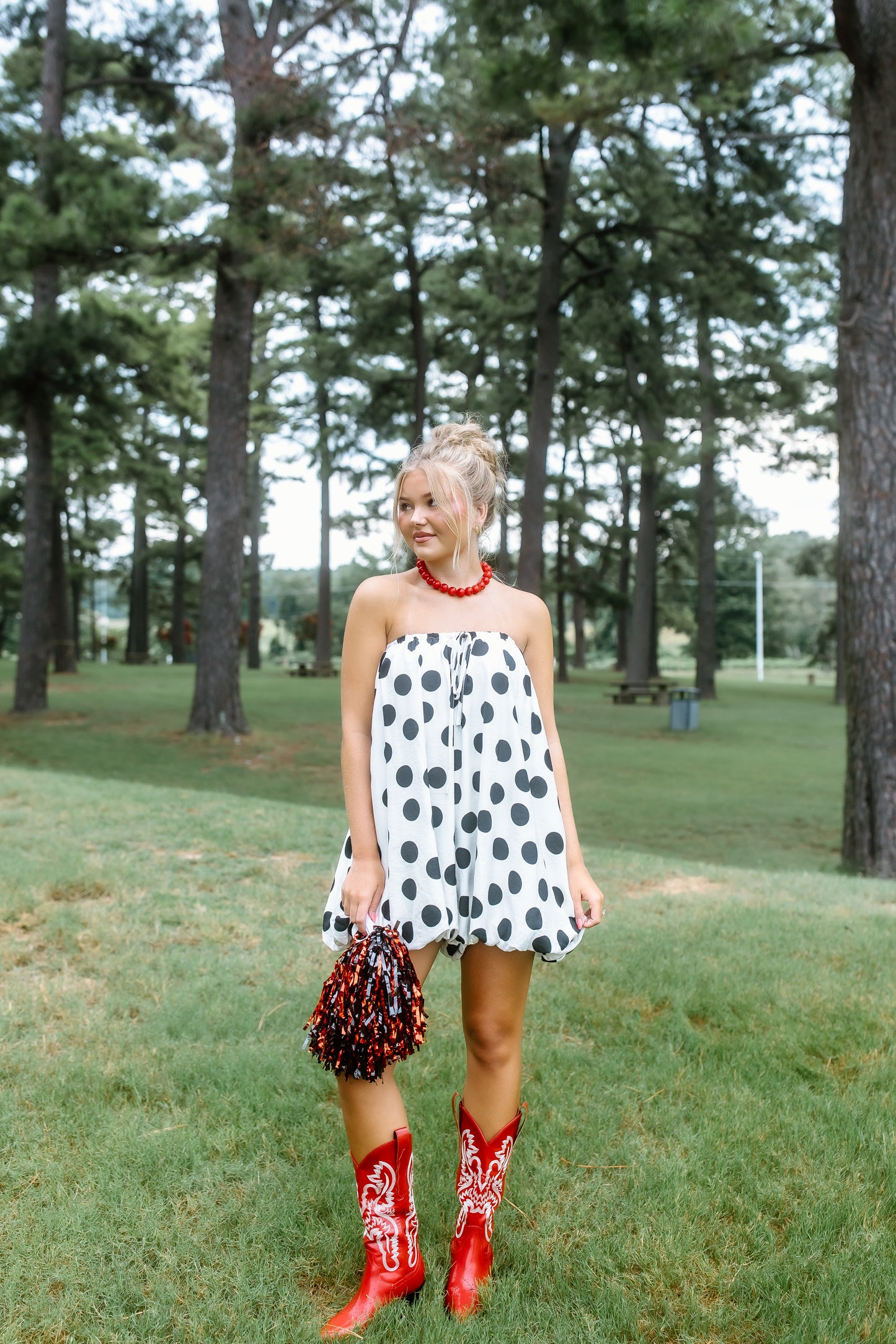 CHILL POLKA DOT BUBBLE ROMPER- 2 COLORS
