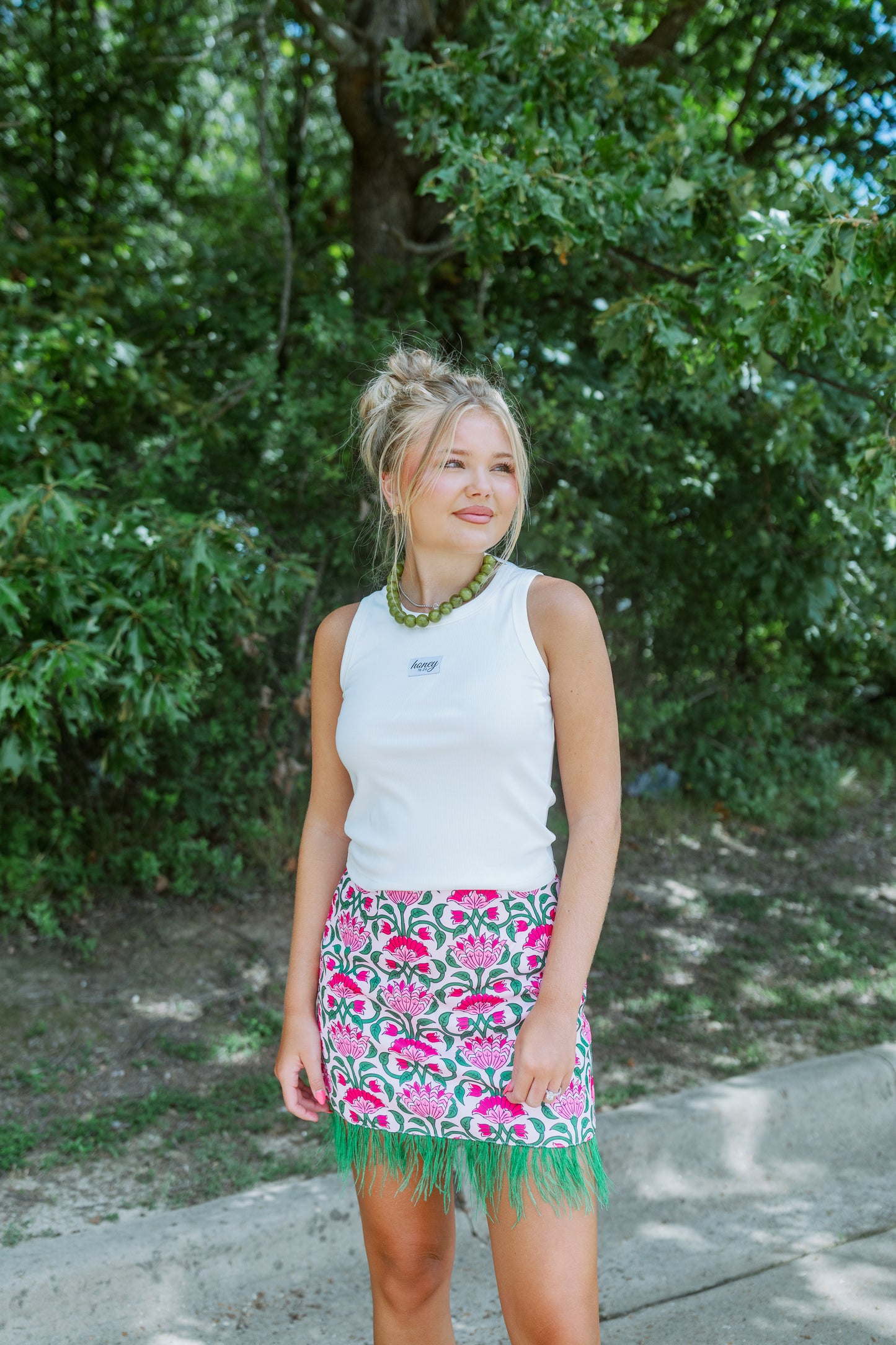FUNK FRINGE MINI SKIRT