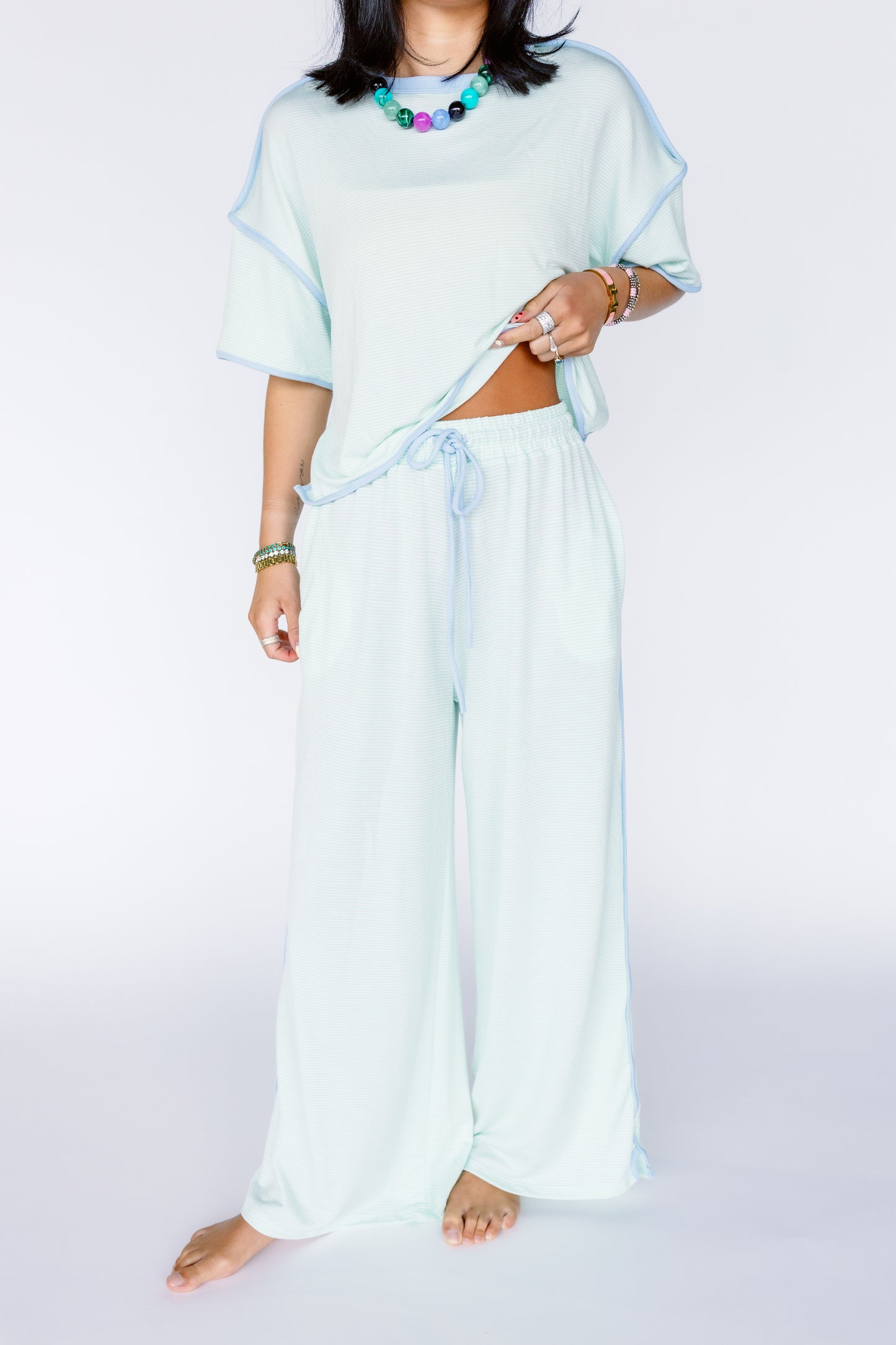 BUTTER SOFT WIDE LEG PANT SET