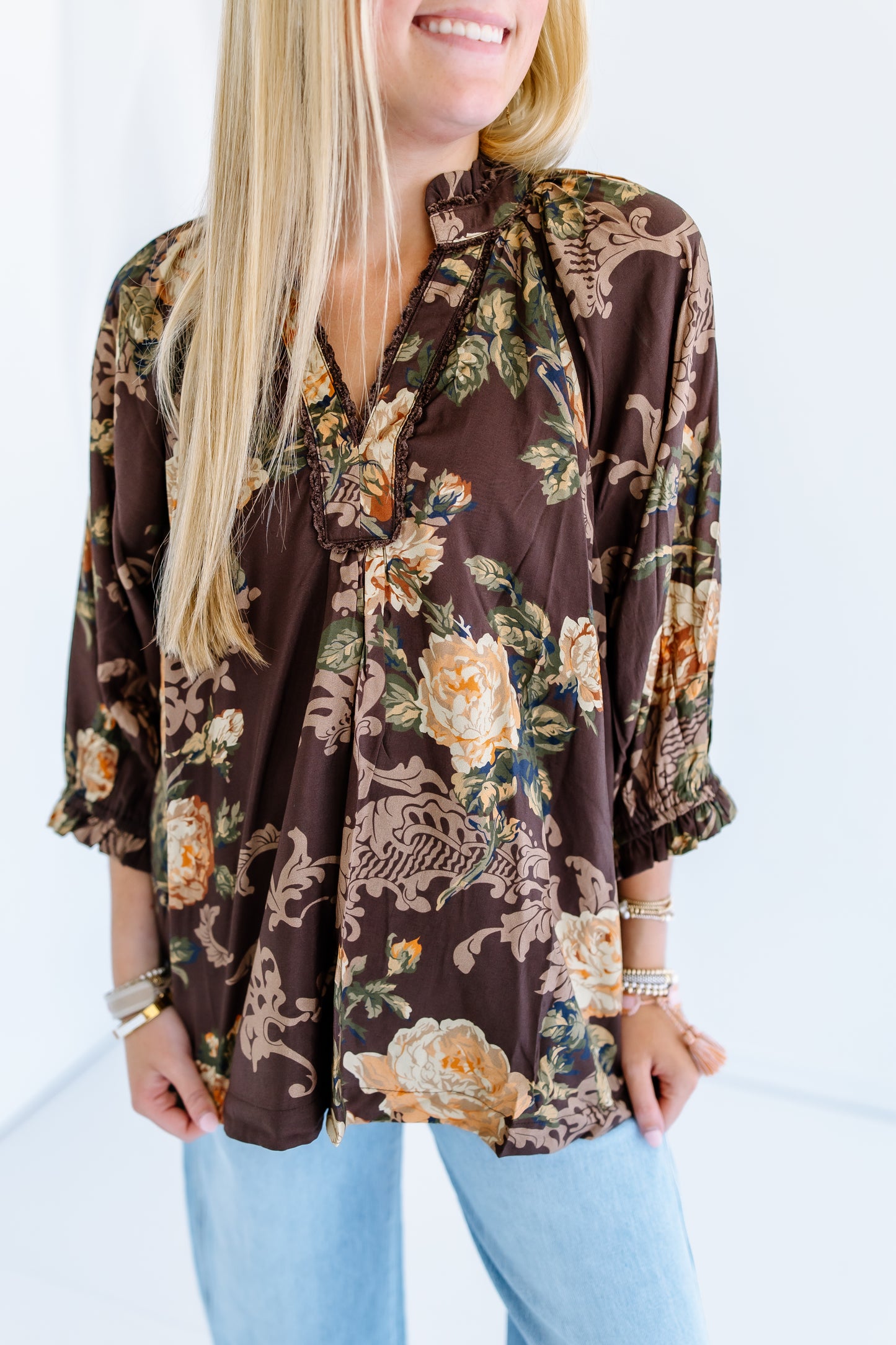 GRETCHEN PRINT FLORAL TOP