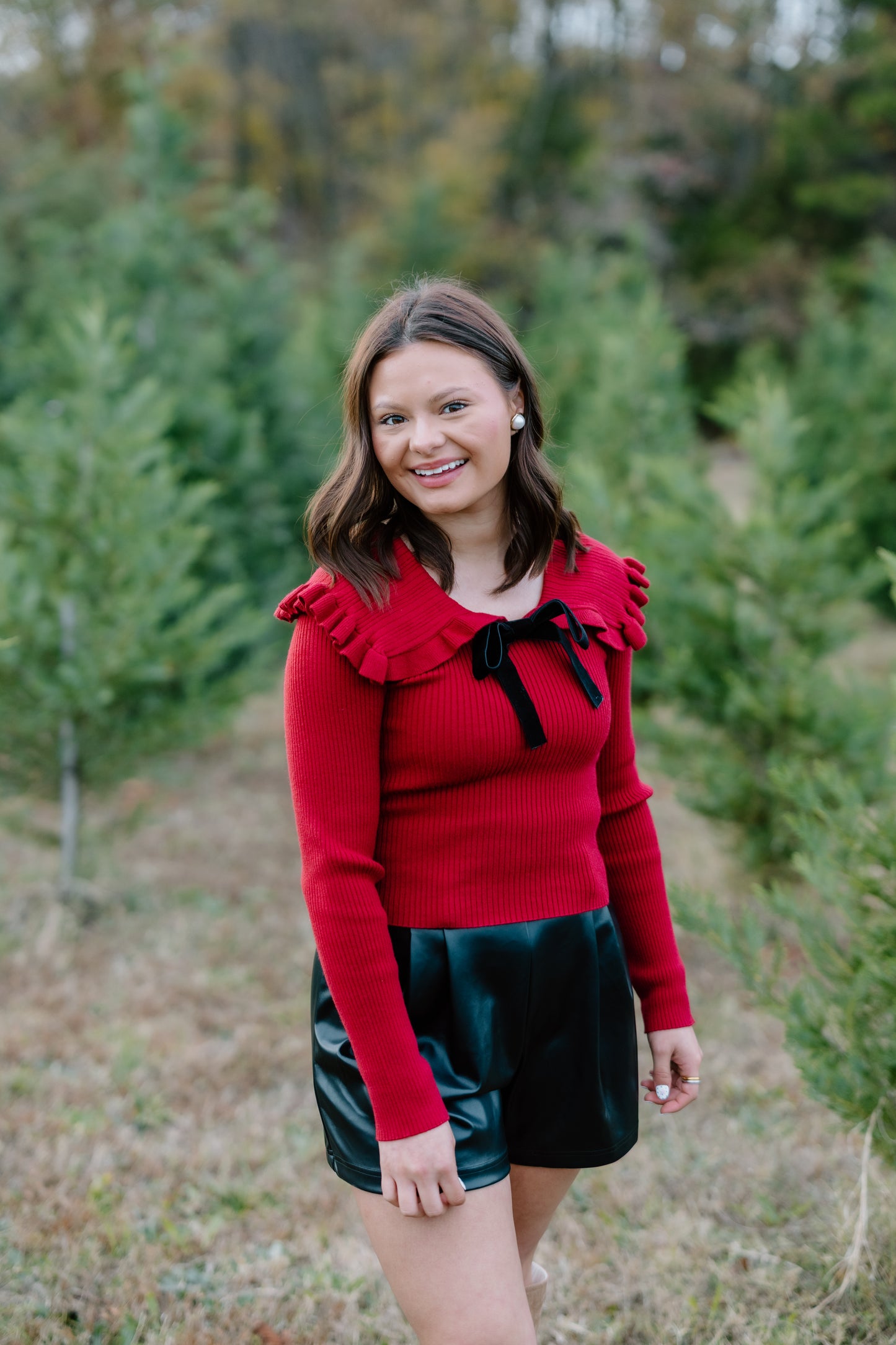 SINGING LOUD VELVET SWEATER TOP