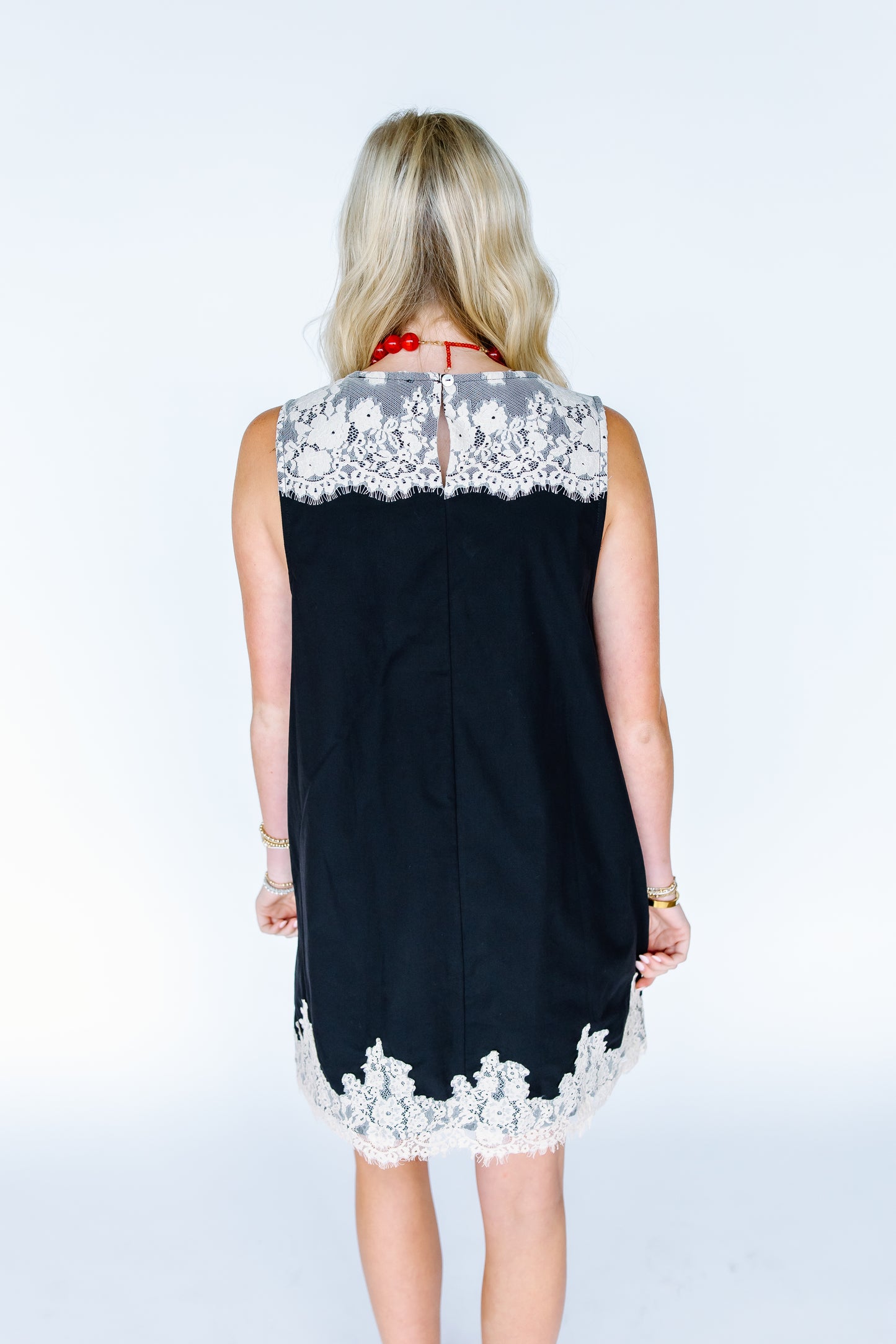 ALL GONE LACE MINI DRESS