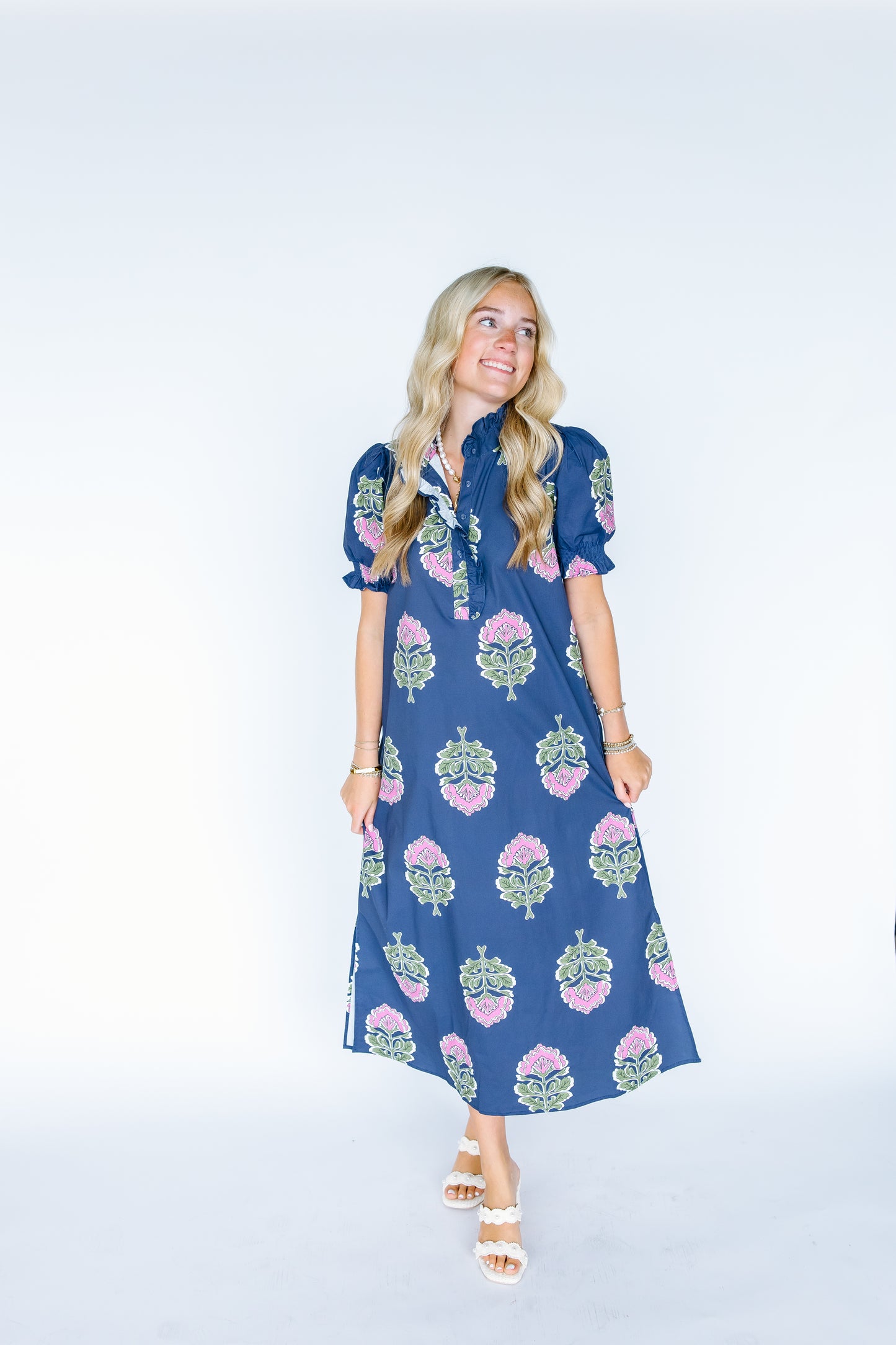 HAD SOME FLORAL MIDI DRESS