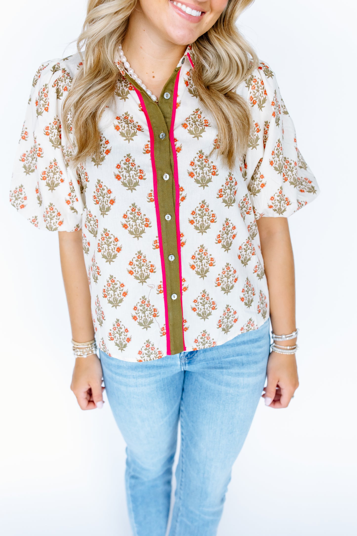 WHATS LEFT FLORAL TOP