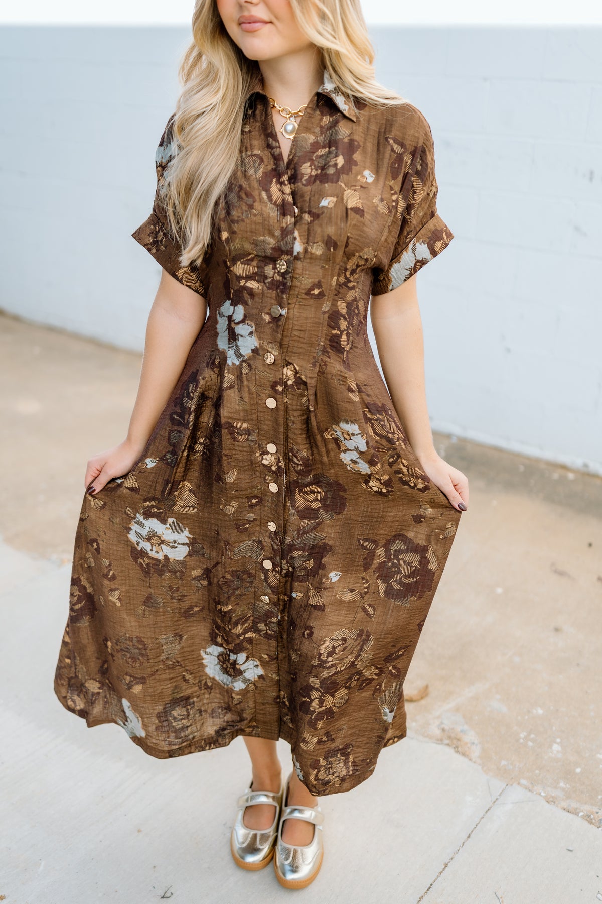 DEAL WITH WHAT FLORAL DRESS