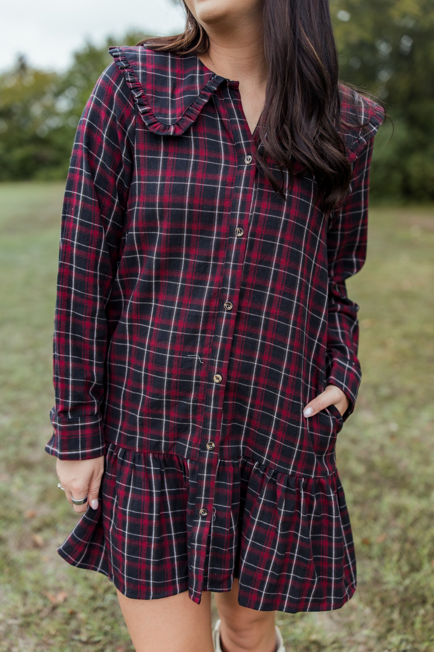 PUMPKIN PIE SHIRT MINI DRESS