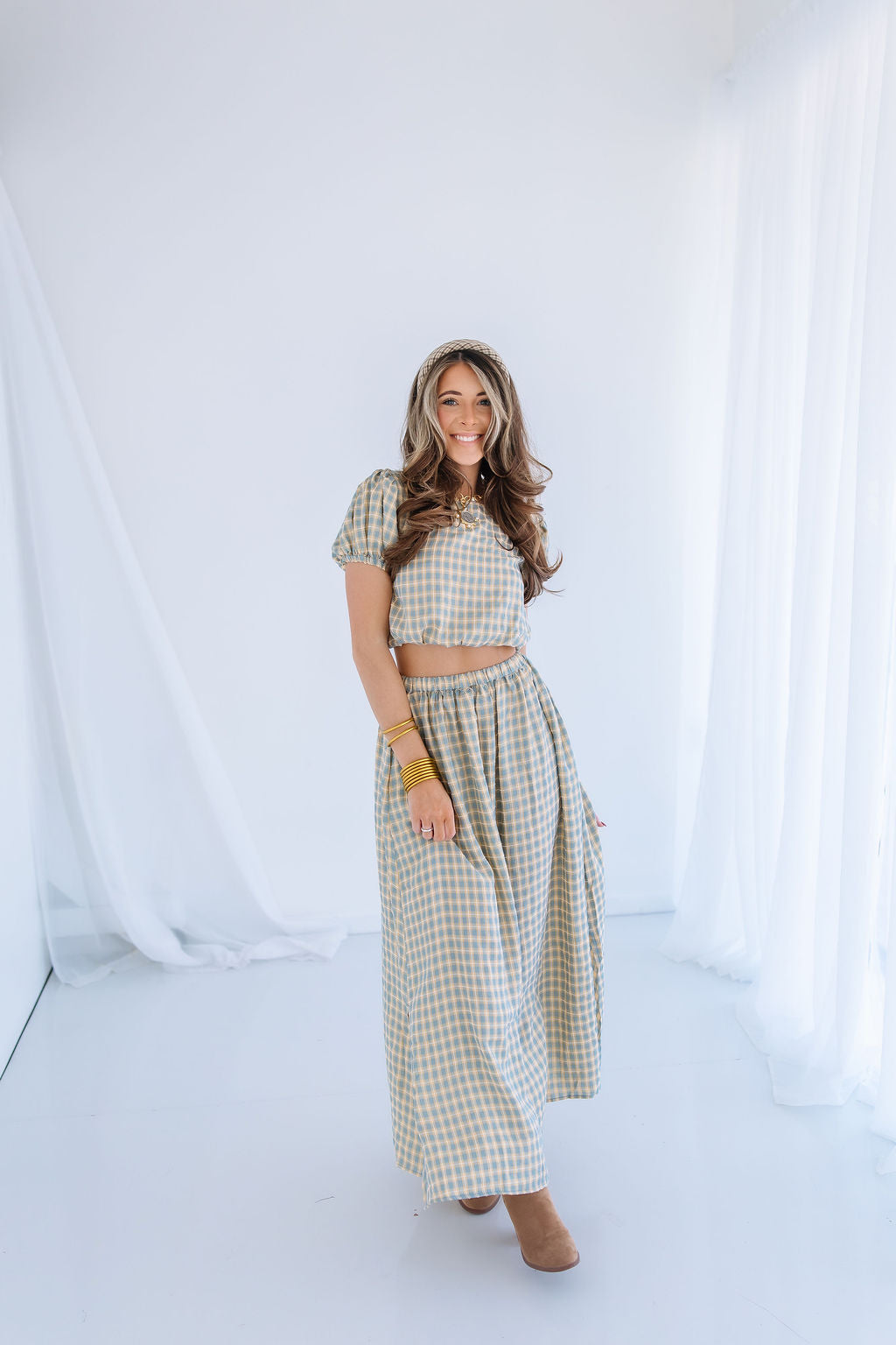RAYNA GINGHAM SET