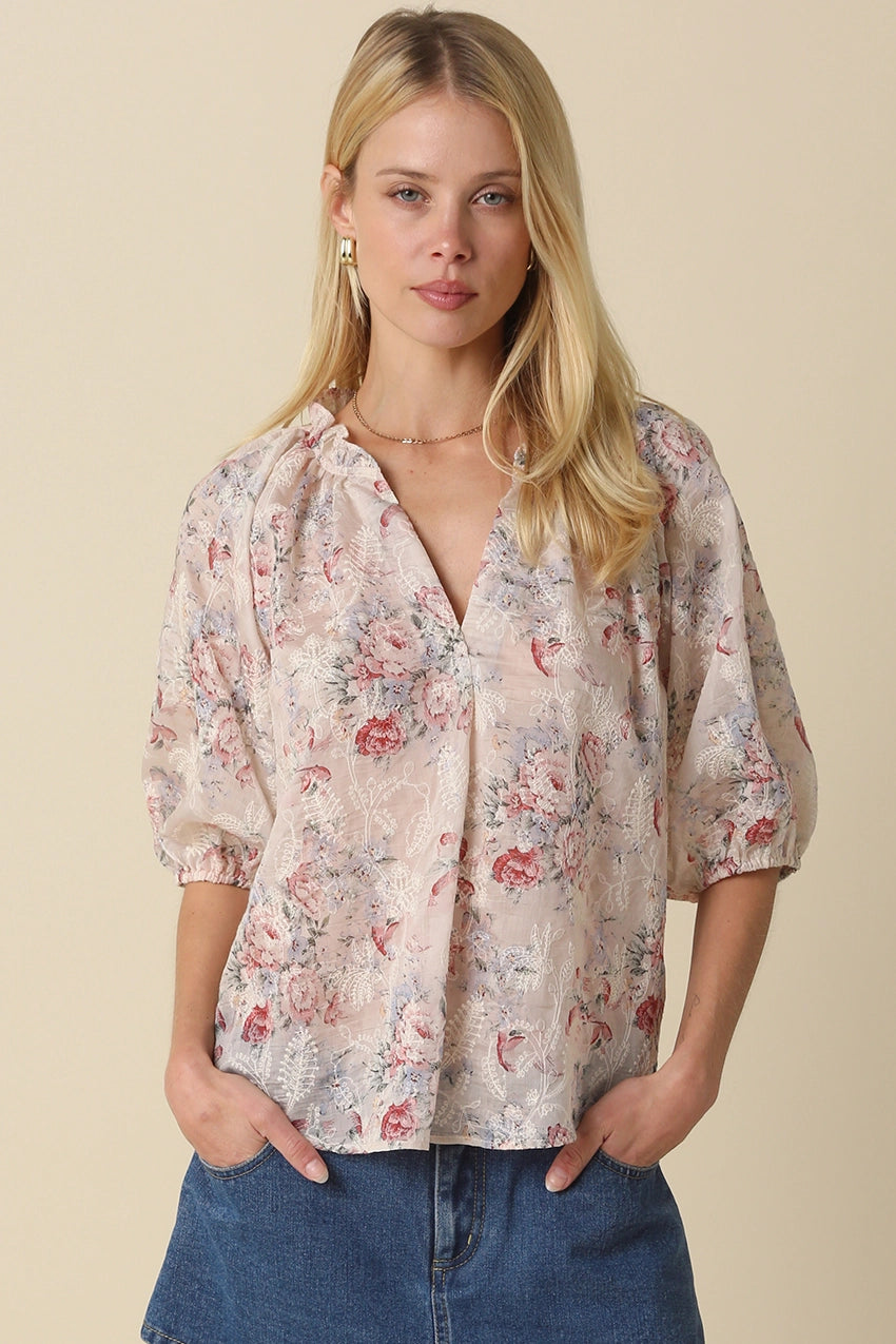 JANICE FLORAL BLOUSE