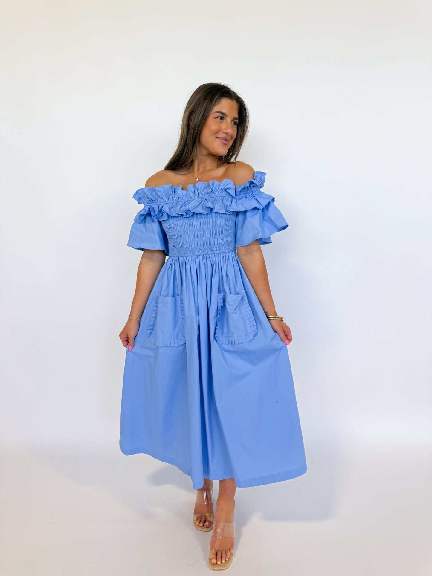 SWEET LITTLE PICNIC MIDI DRESS
