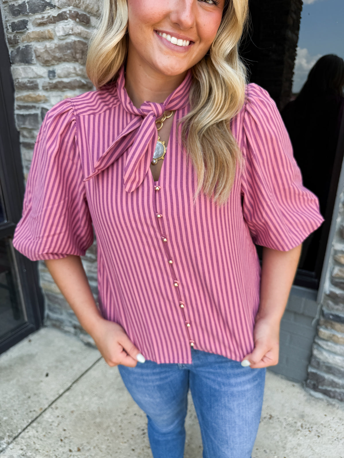 THE STORY STRIPE TOP