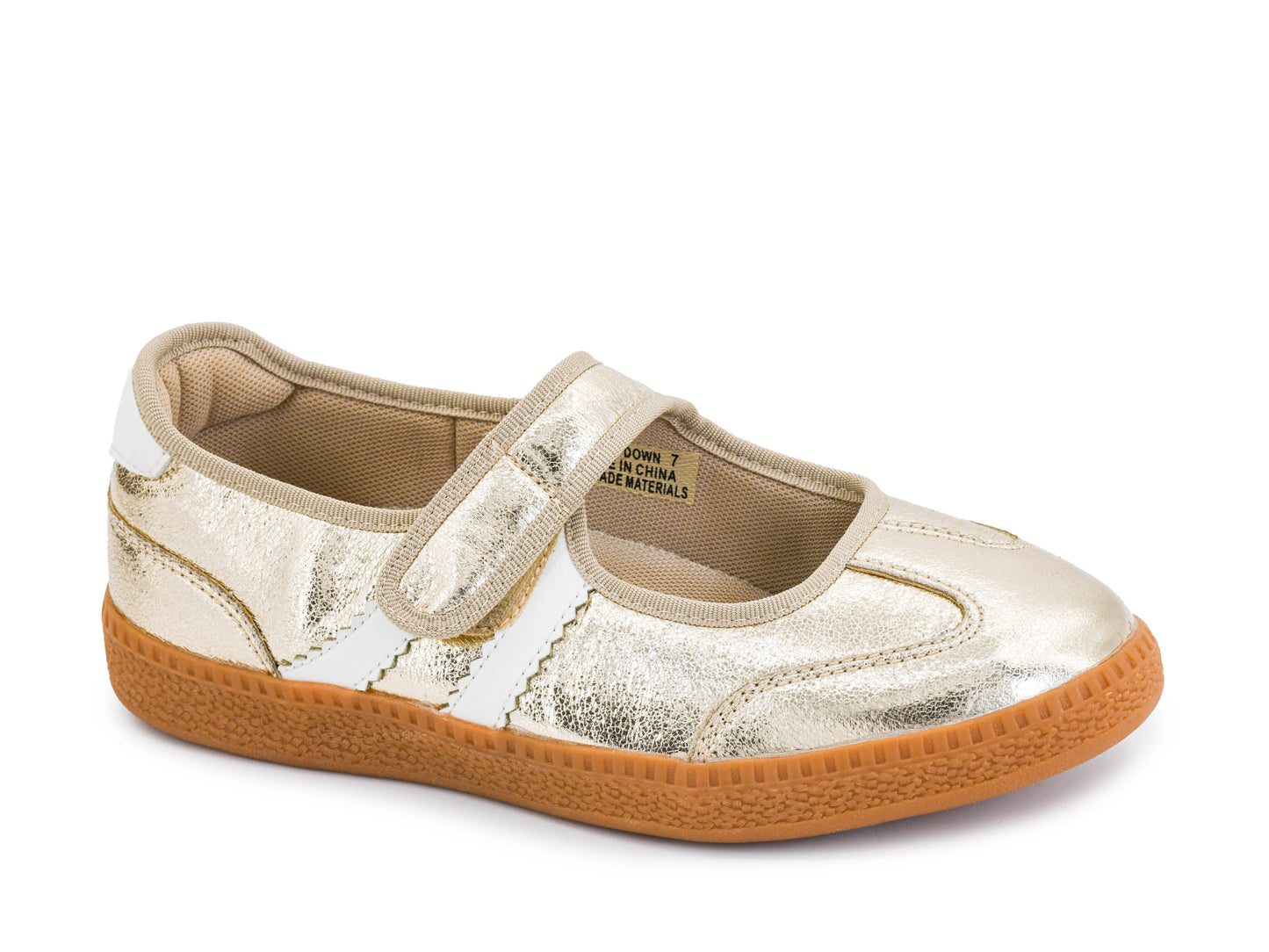 CORKYS CALM DOWN GOLD MARY JANE SNEAKERS