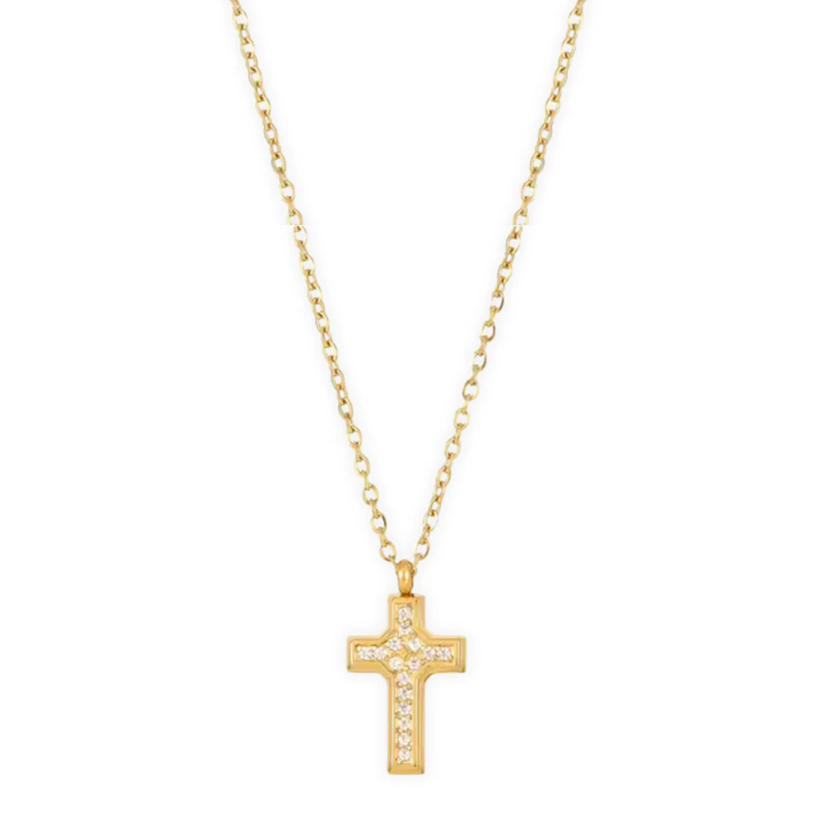 Wyatt Mini Cross Pendant Necklace
